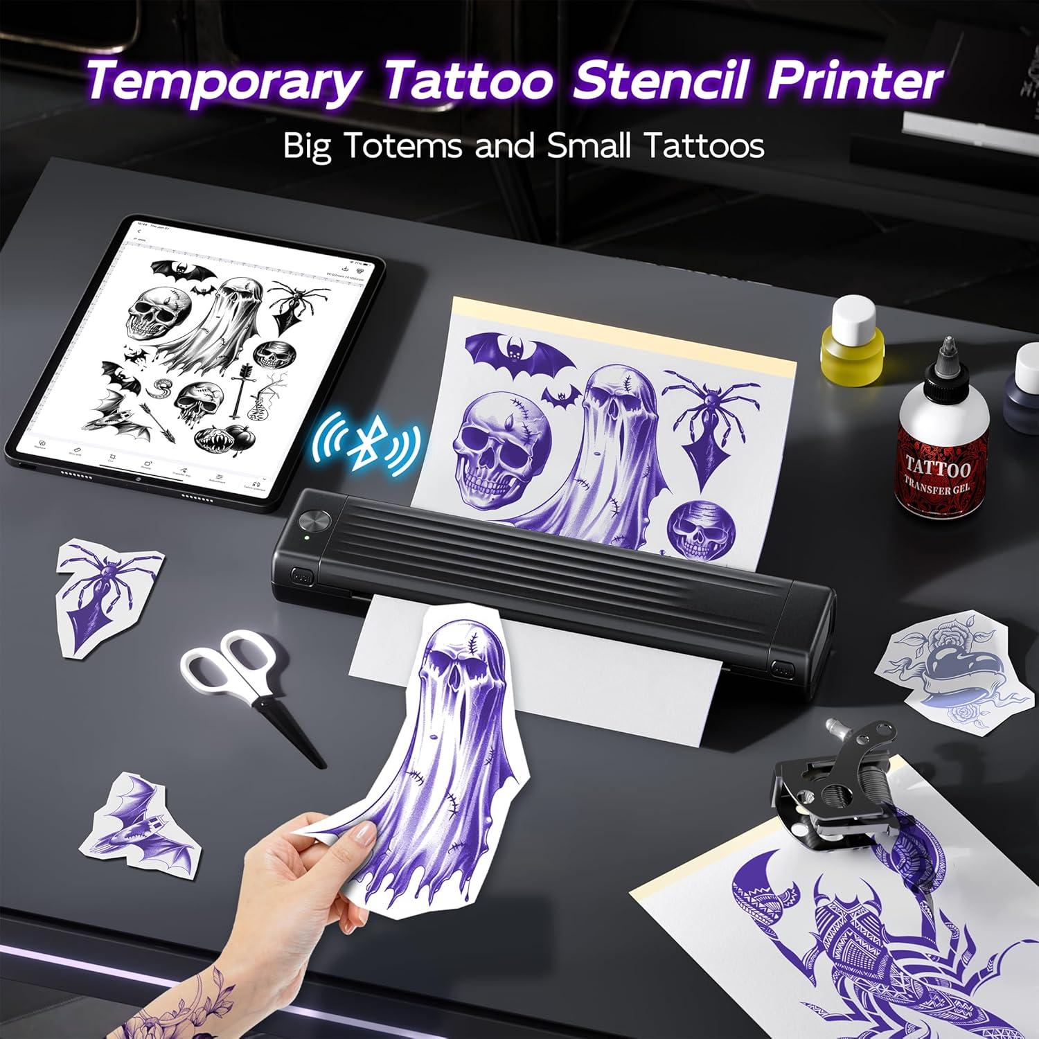 Impresora de Plantillas de Tatuaje Itari A886 Inalámbrica 2025