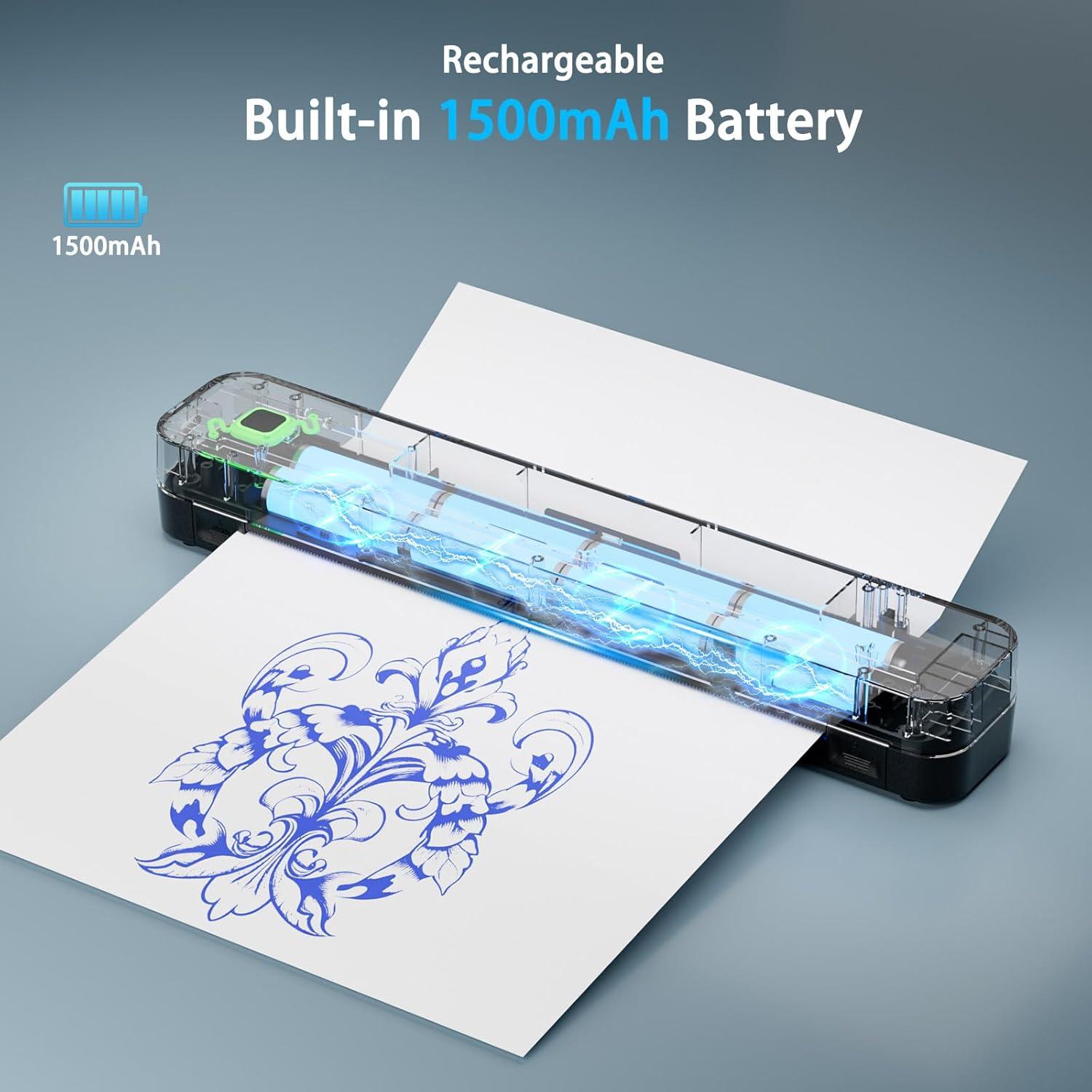 Impresora Térmica de Tatuajes Yanxio C80S Inalámbrica A4