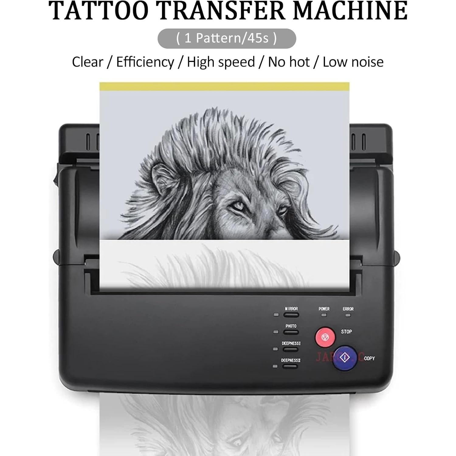 Máquina de Plantillas de Transferencia Autdor TA - Impresora Térmica Portátil con 30 Hojas