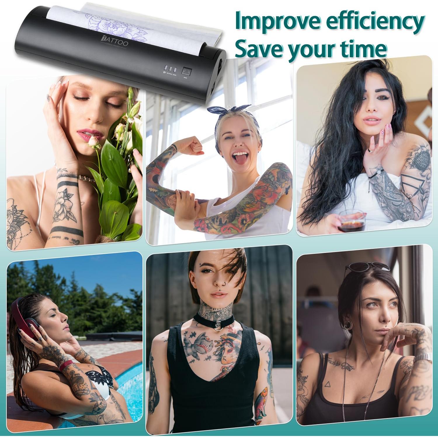 Impresora de Tatuajes Inalámbrica Atelics MHT-P8009 con Estuche