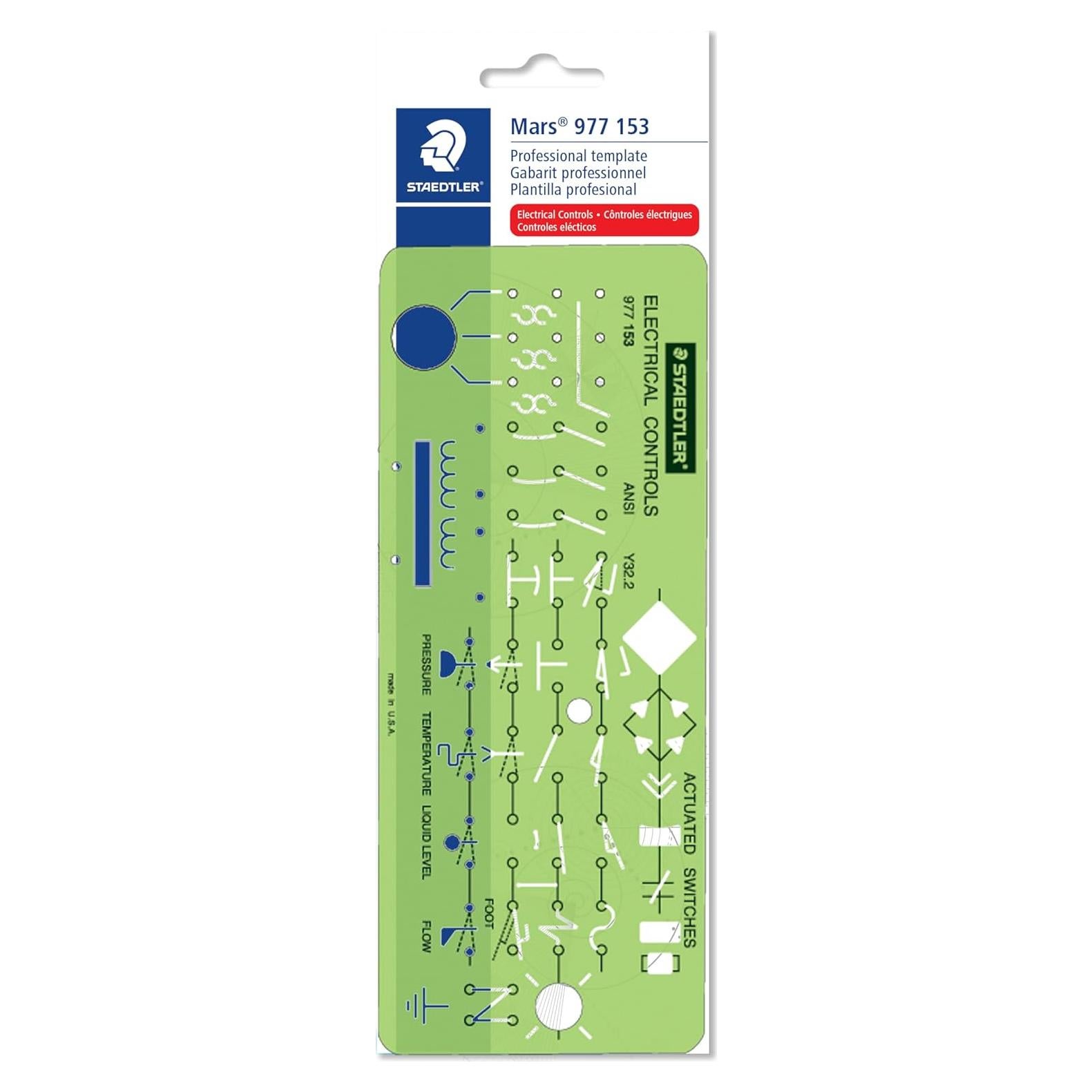 Plantilla de Dibujo Técnico Staedtler 977 153 02 20.32x8.26cm