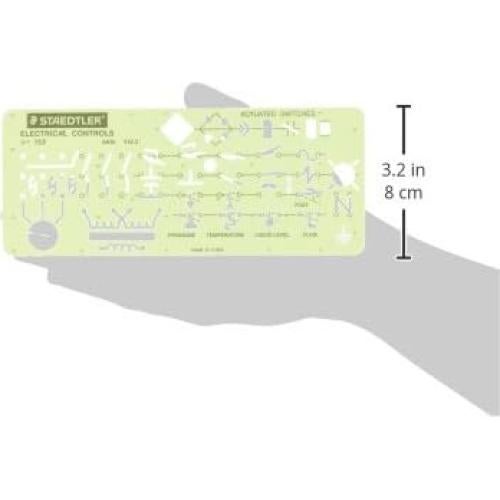 Plantilla de Dibujo Técnico Staedtler 977 153 02 20.32x8.26cm