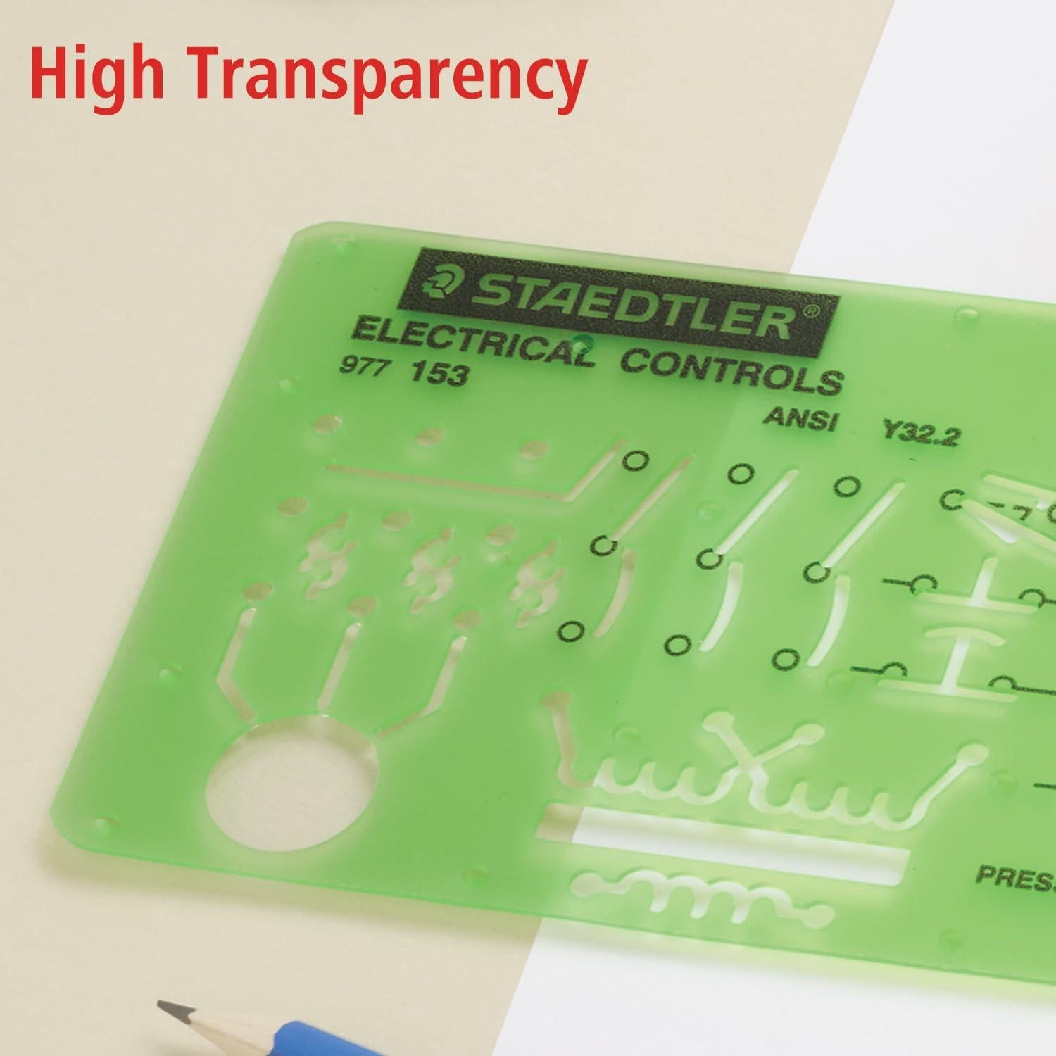 Plantilla de Dibujo Técnico Staedtler 977 153 02 20.32x8.26cm