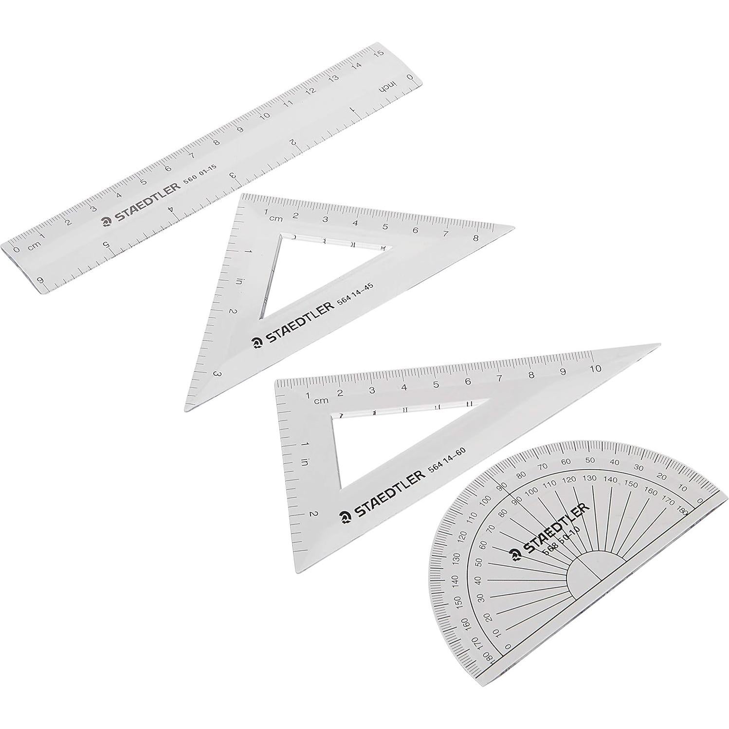 Juego de Matemáticas STAEDTLER - Kit de Geometría 4 Piezas