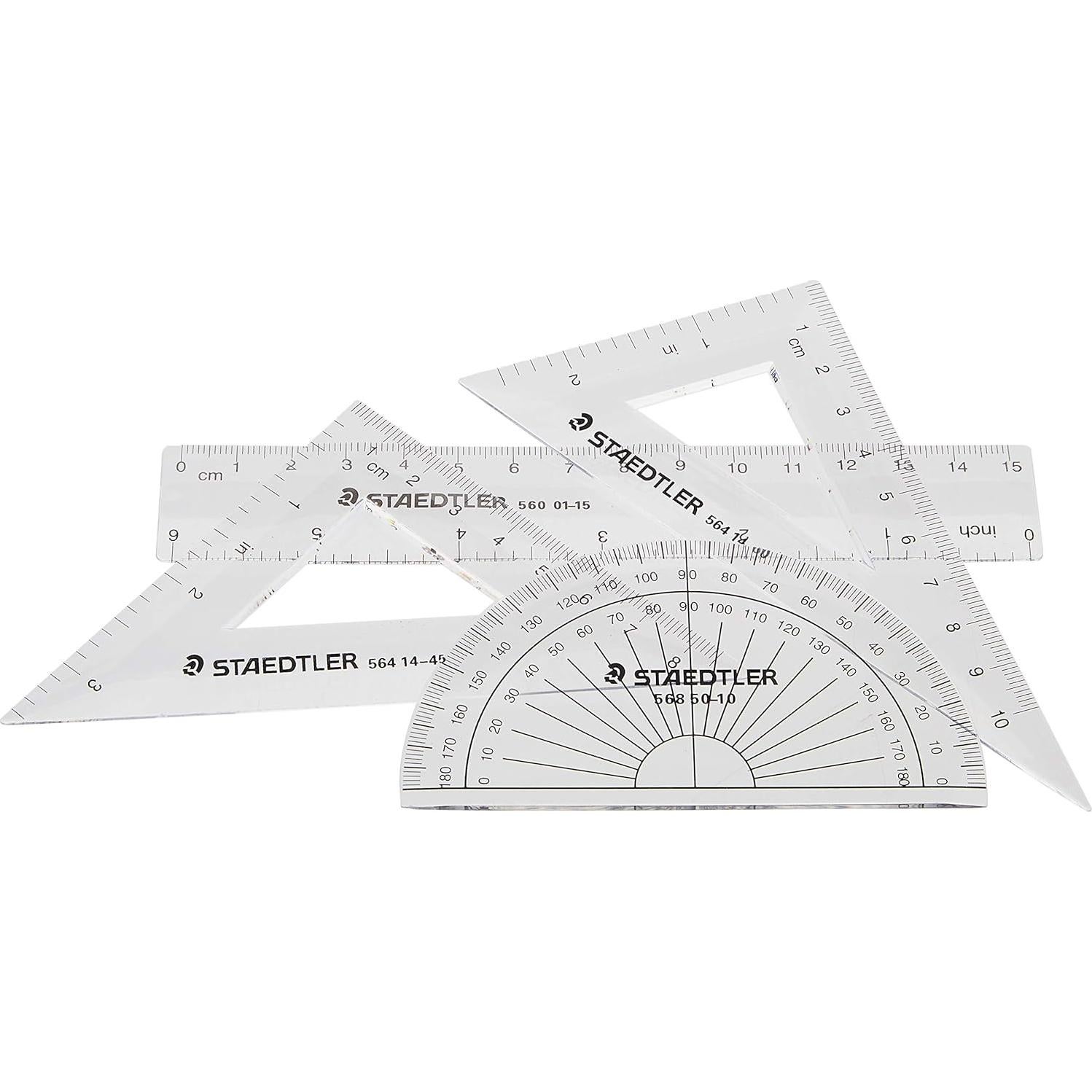 Juego de Matemáticas STAEDTLER - Kit de Geometría 4 Piezas