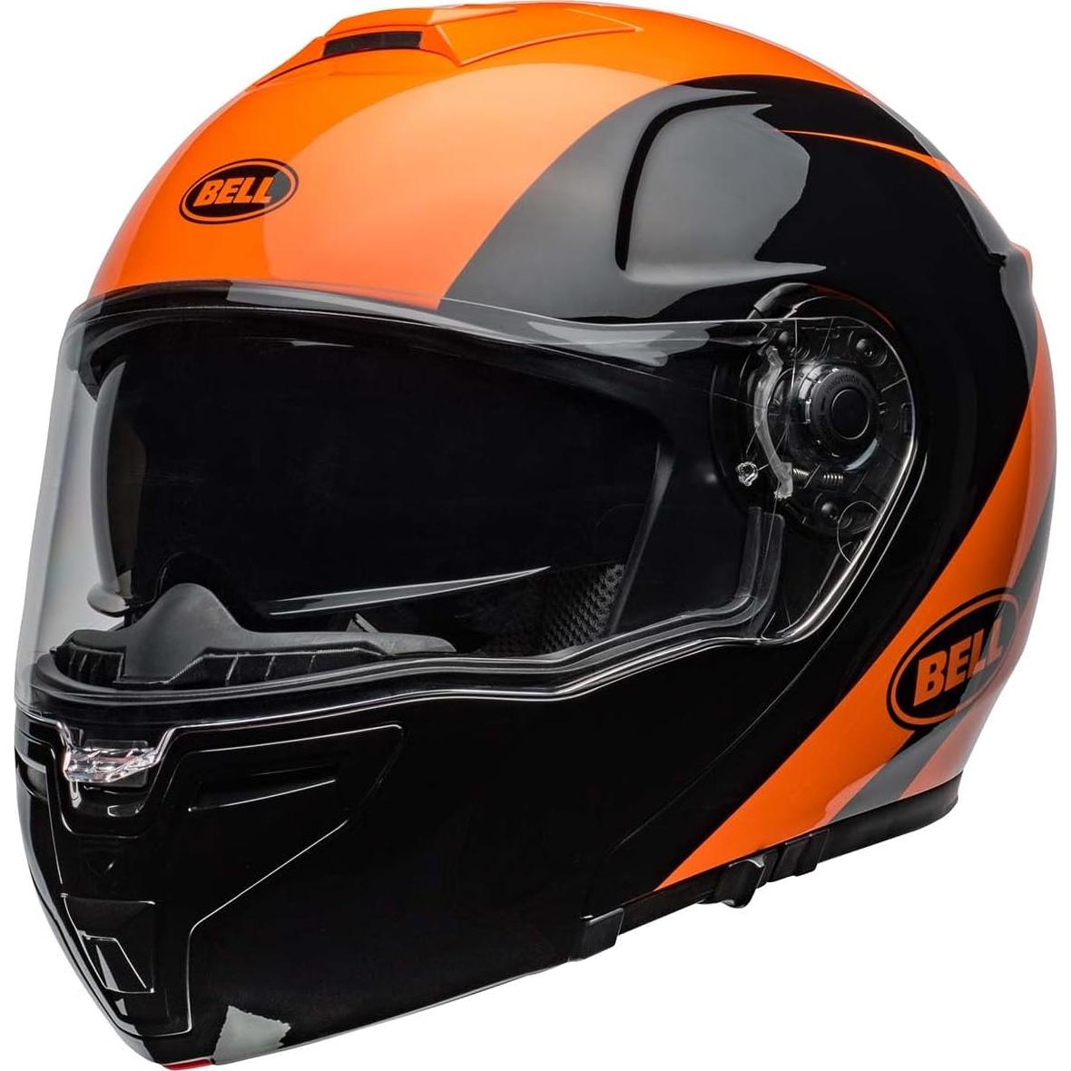 Casco Modular BELL SRT Negro/Naranja Pequeño Fibra de Vidrio