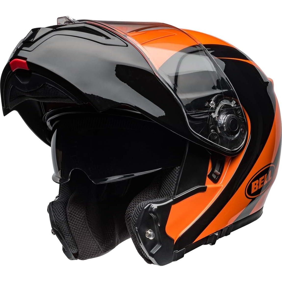Casco Modular BELL SRT Negro/Naranja Pequeño Fibra de Vidrio