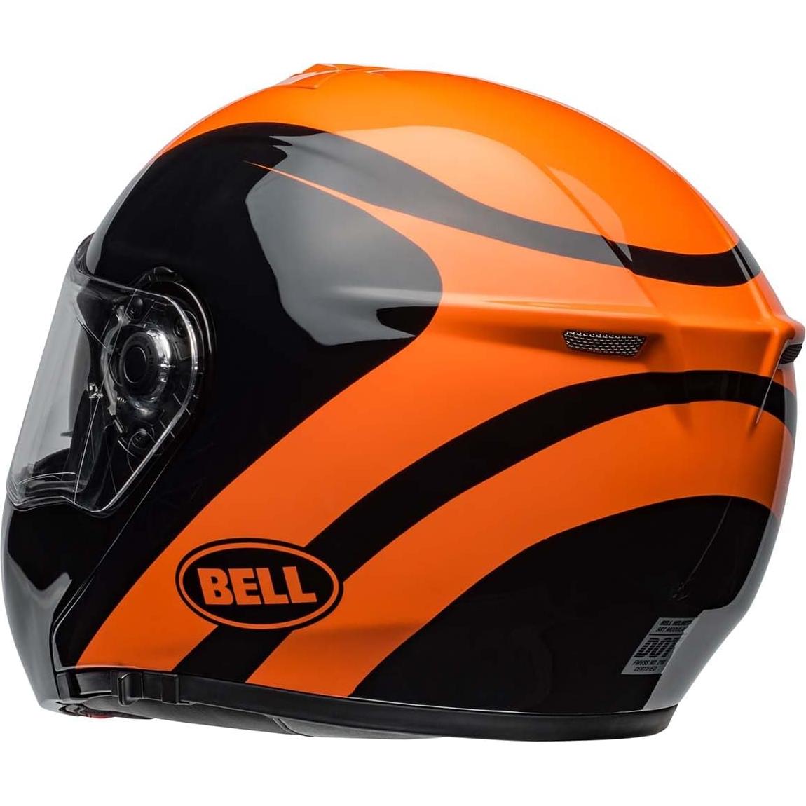 Casco Modular BELL SRT Negro/Naranja Pequeño Fibra de Vidrio