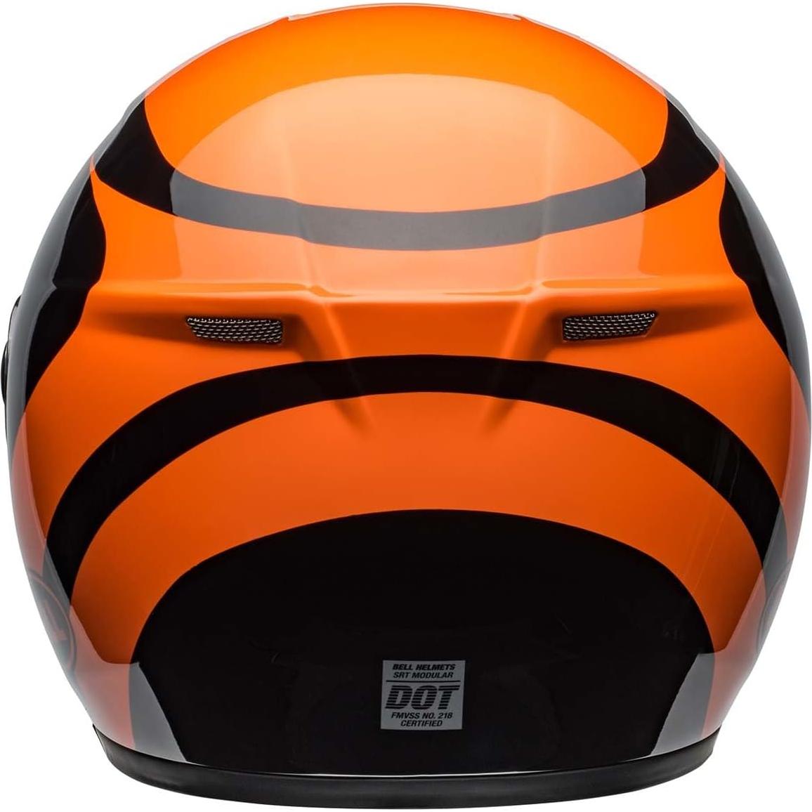 Casco Modular BELL SRT Negro/Naranja Pequeño Fibra de Vidrio