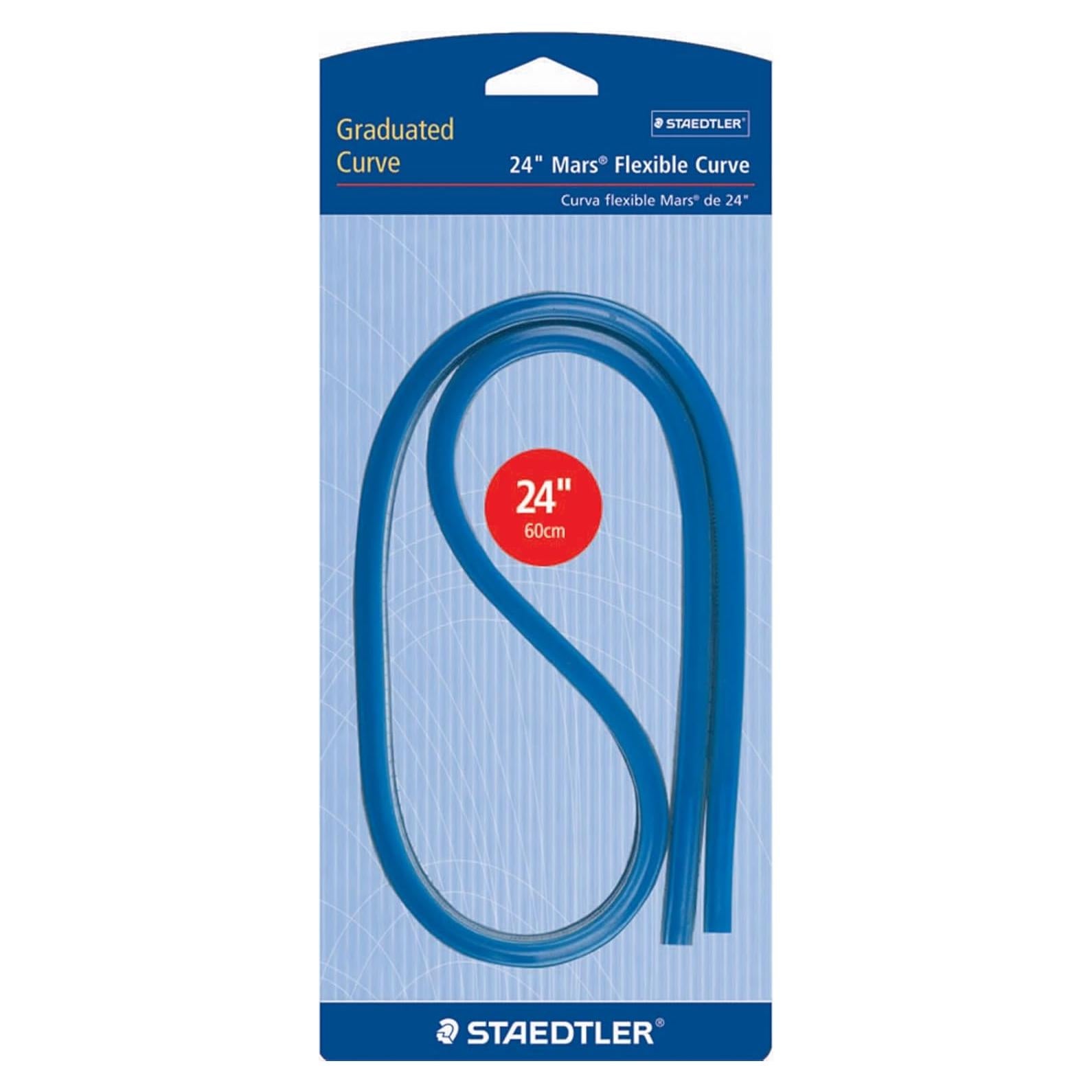 Regla Curva Flexible Staedtler 60 cm con Escala Métrica