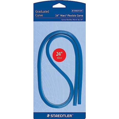 Regla Curva Flexible Staedtler 60 cm con Escala Métrica