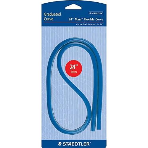 Regla Curva Flexible Staedtler 60 cm con Escala Métrica