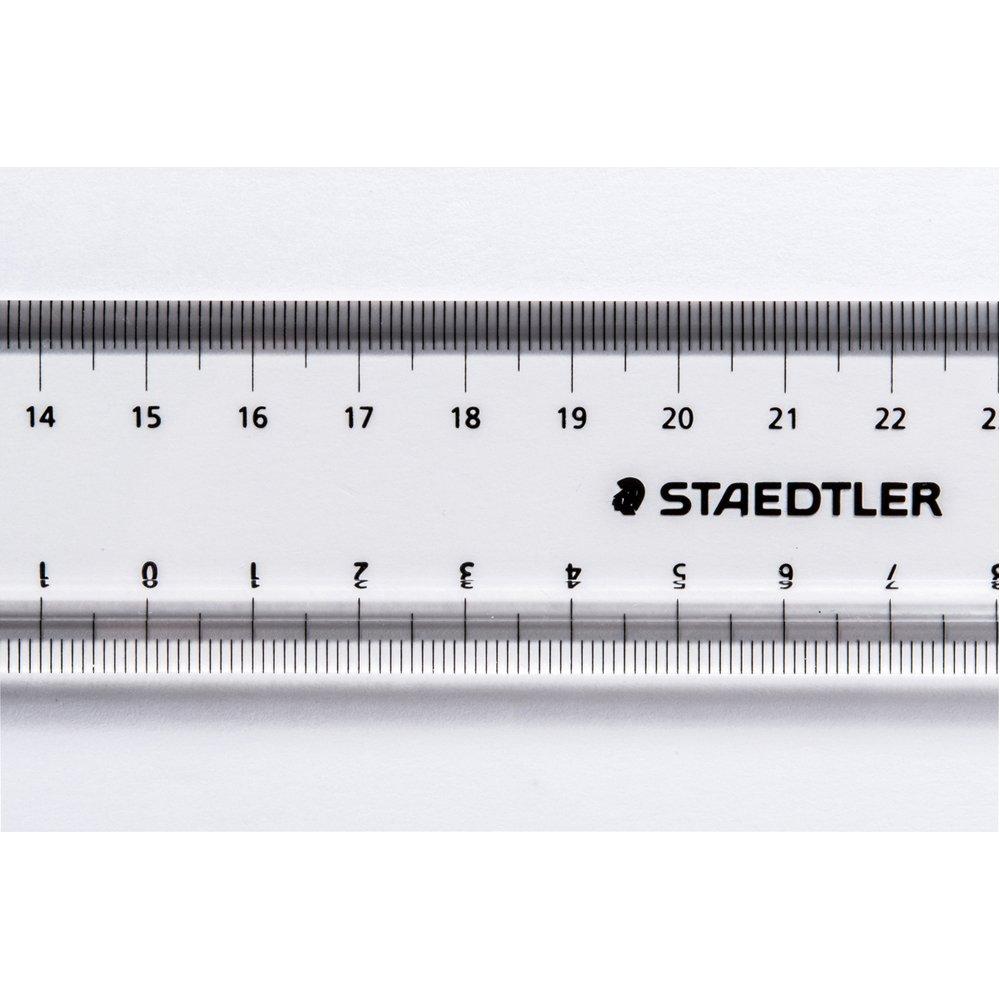 Regleta Staedtler 962 02-30 con Línea de Surco 30 cm