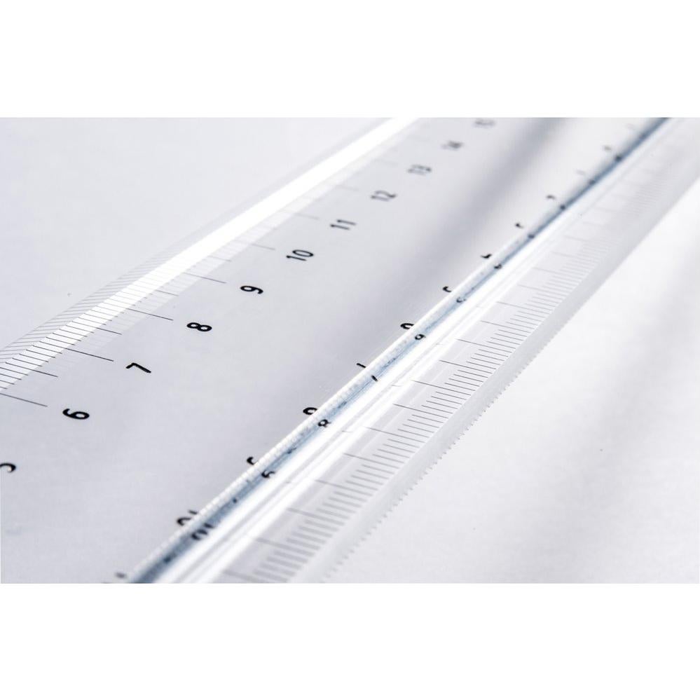 Regleta Staedtler 962 02-30 con Línea de Surco 30 cm