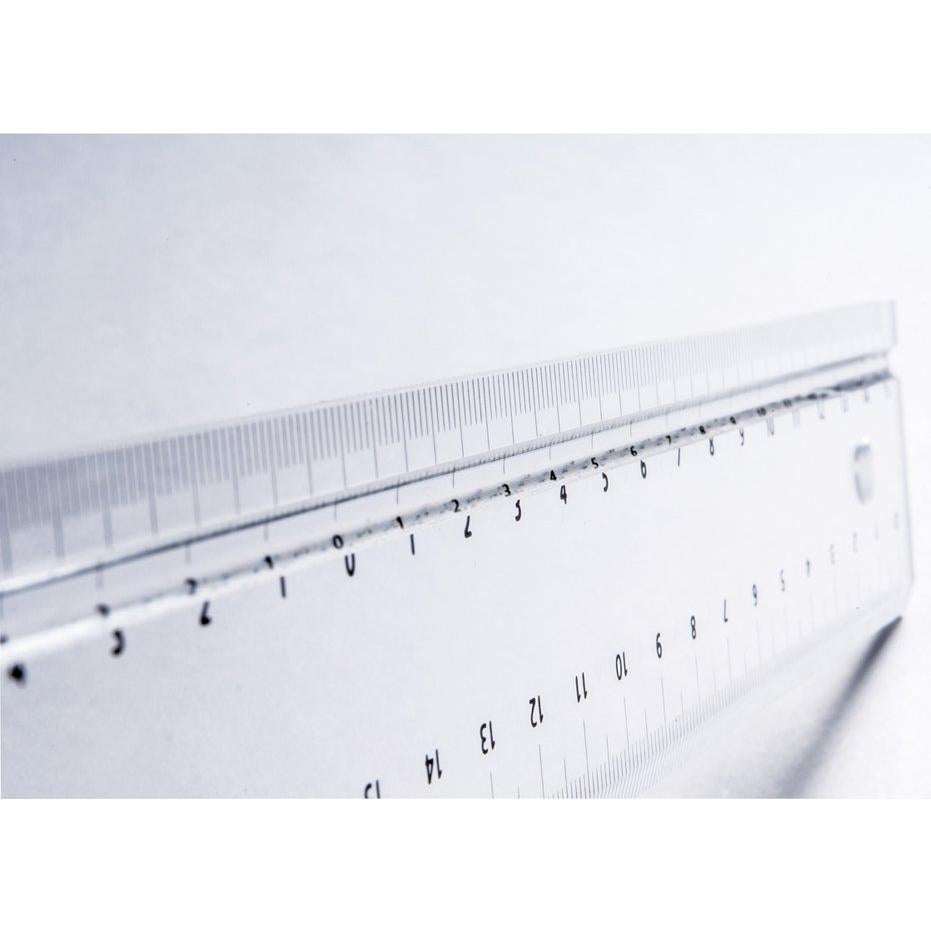 Regleta Staedtler 962 02-30 con Línea de Surco 30 cm