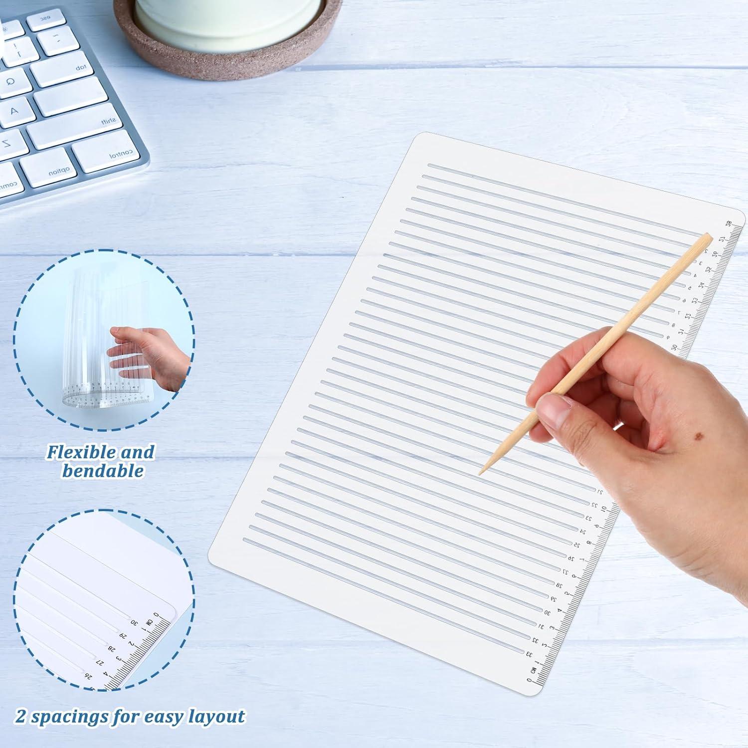 Plantilla de stencil de línea recta 2 PCS InnoHHustle 30.5x23 cm