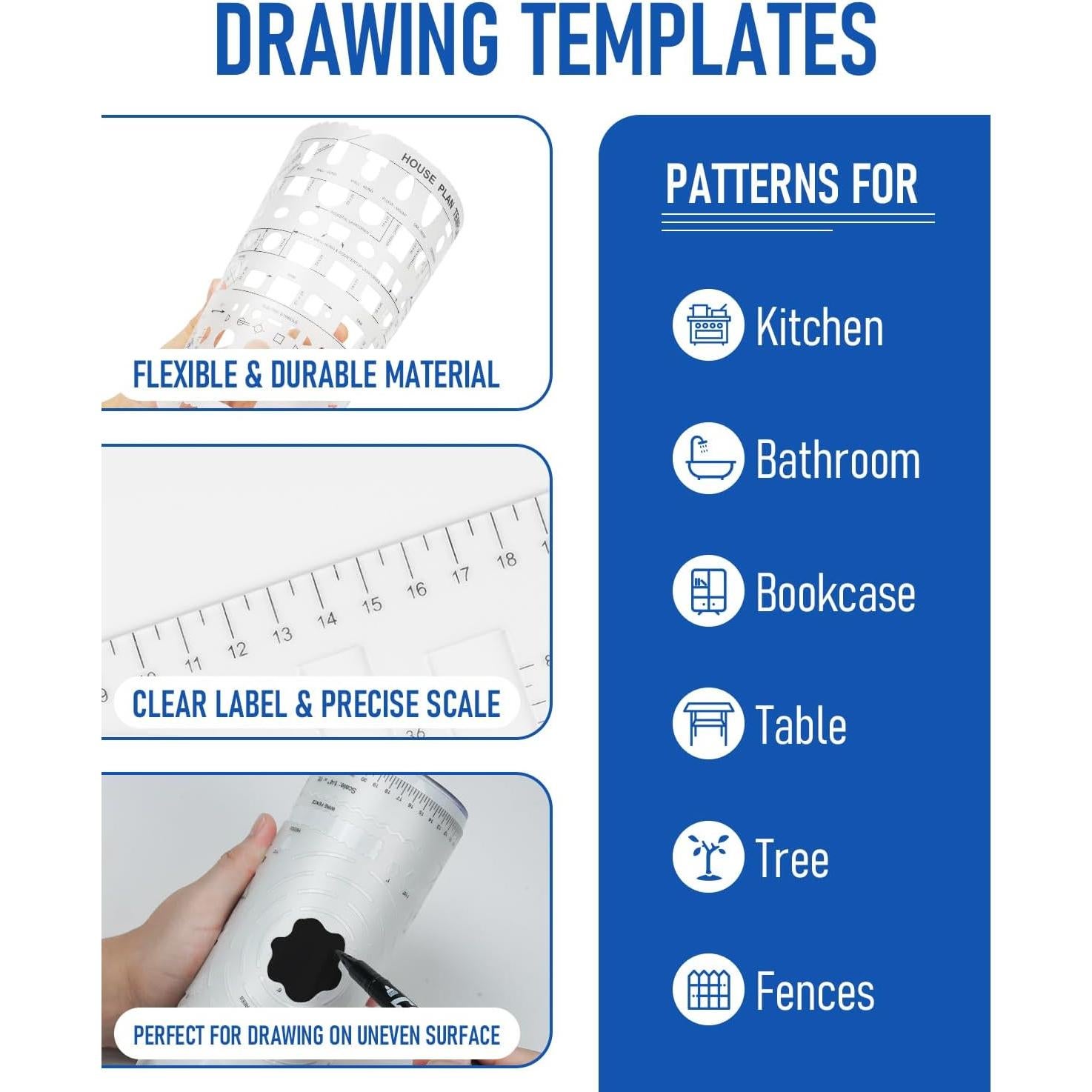 Juego de Dibujo Profesional Nicpro 21 Piezas con Estuche