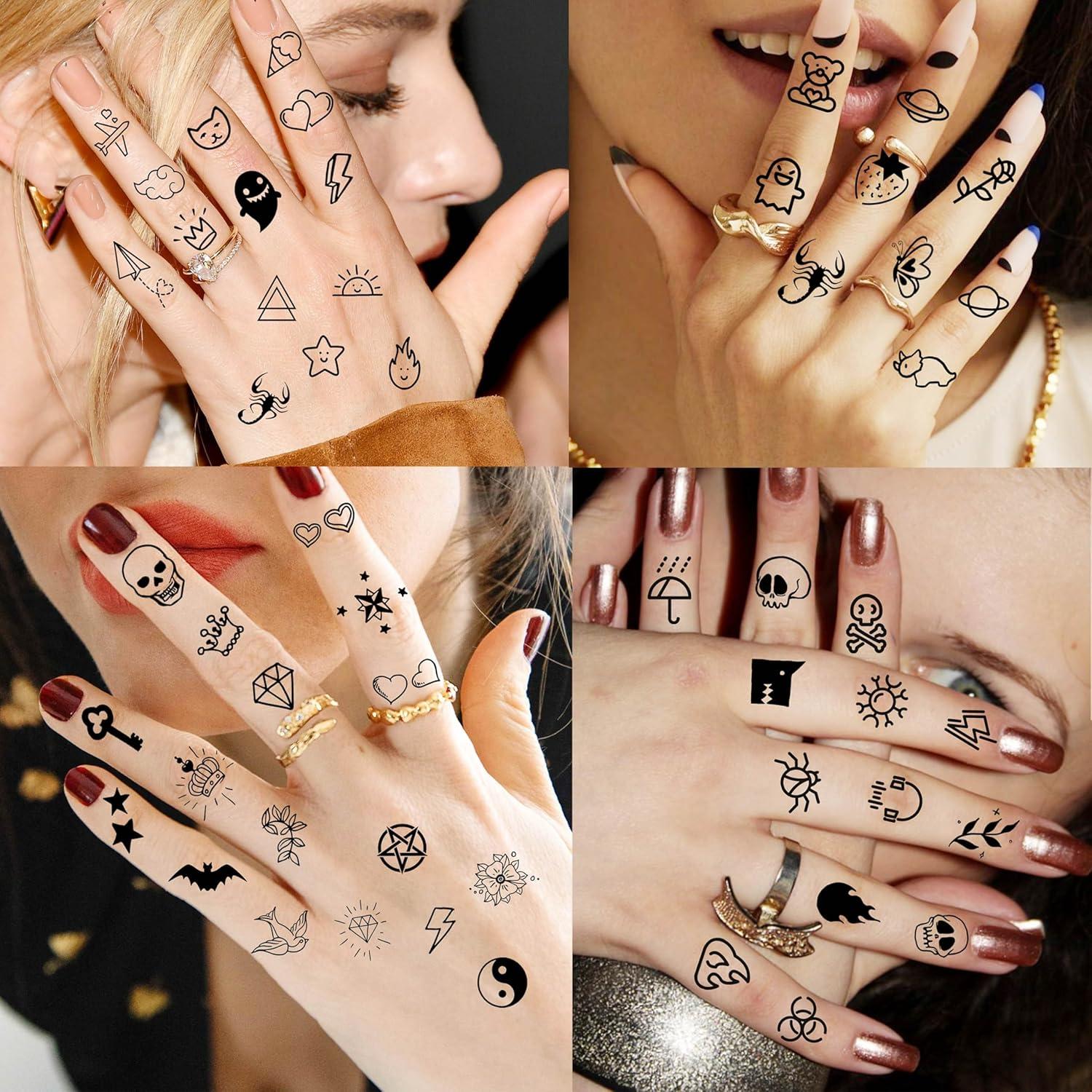 Tatuajes Temporales JOEHAPY 28 Hojas 504 PCS Para Niños y Adultos