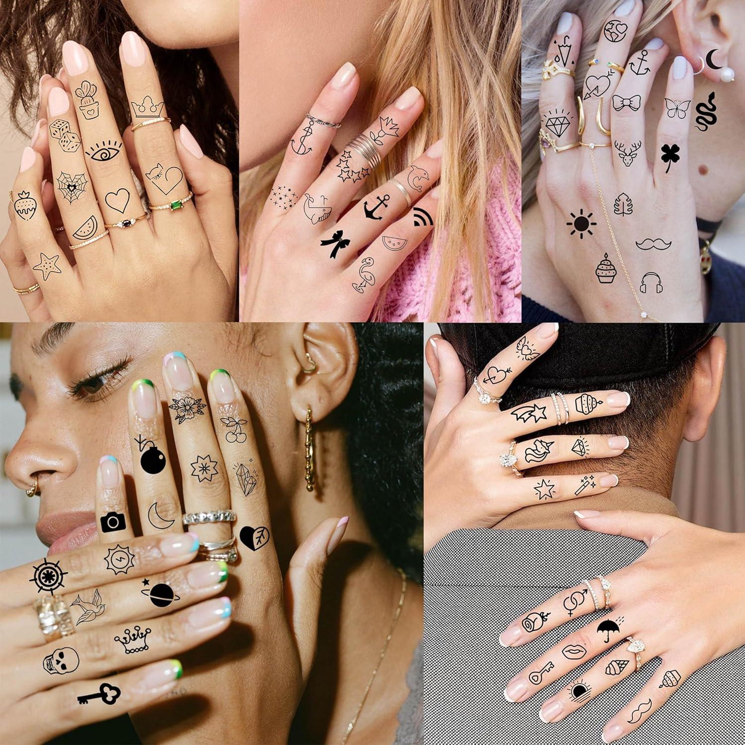 Tatuajes Temporales JOEHAPY 28 Hojas 504 PCS Para Niños y Adultos