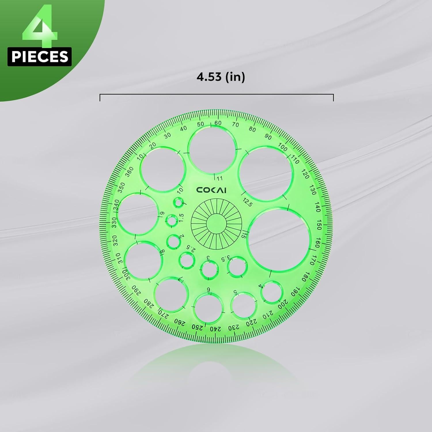 Conjunto de Plantillas de Círculo ENJOYLink - 4 Piezas Reutilizables