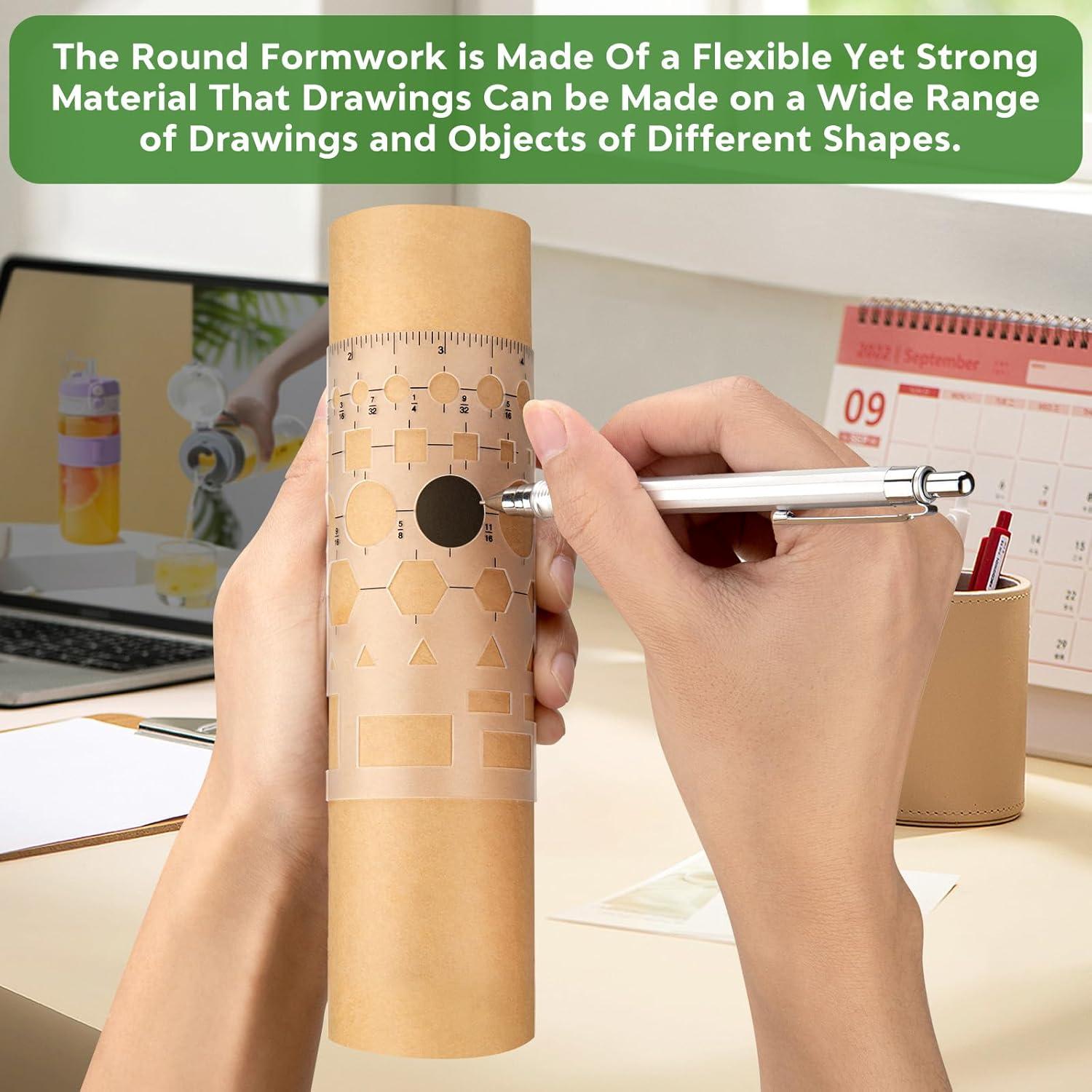 Conjunto de Plantillas de Círculo ENJOYLink - 4 Piezas Reutilizables