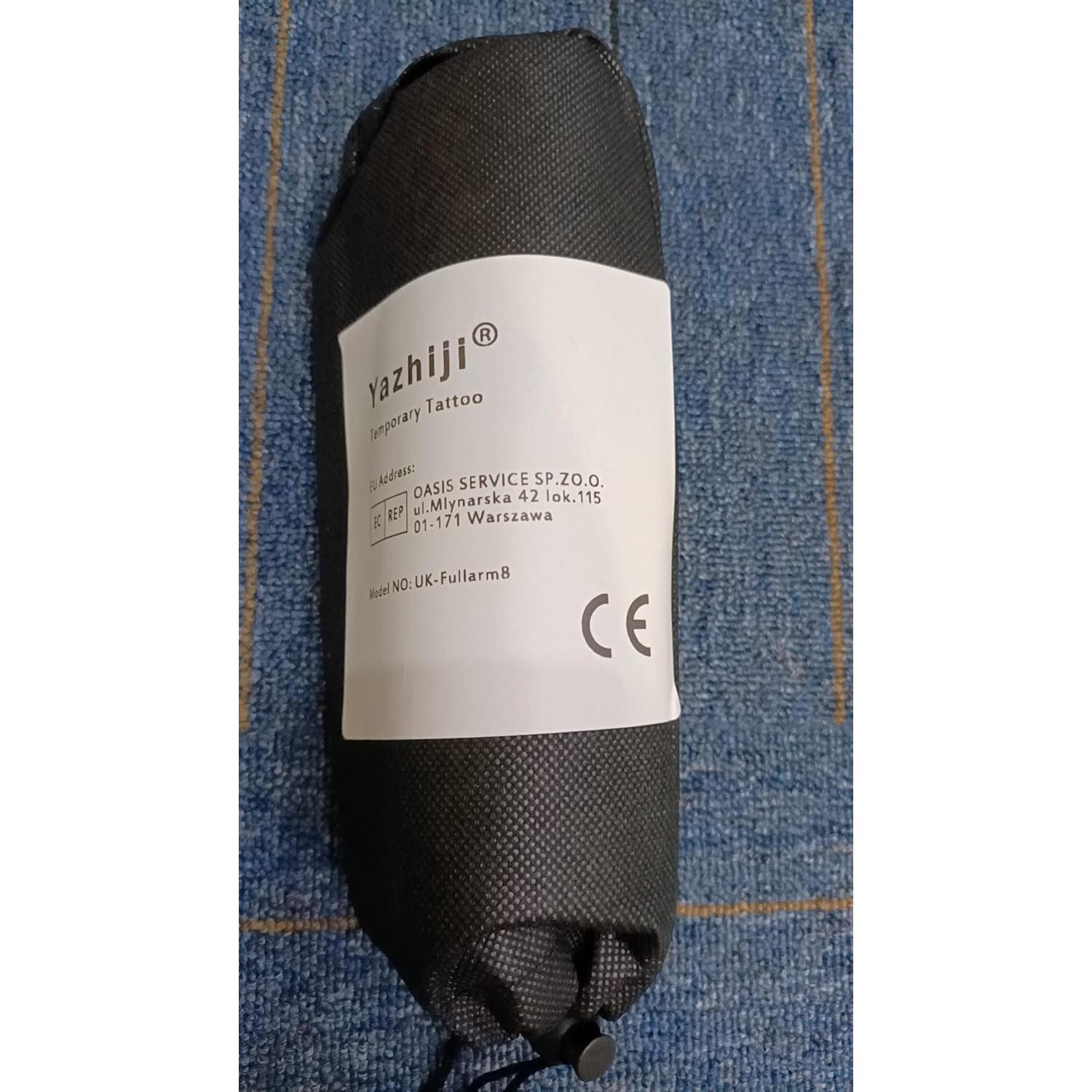 46 Hojas de Tatuajes Temporales Yazhiji - Calaveras y Animales