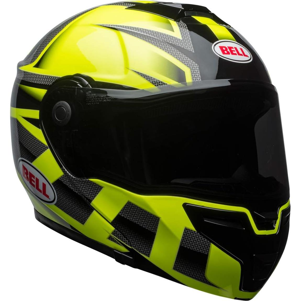 Casco Modular Bell SRT Verde Hi-Viz/Negro Pequeño