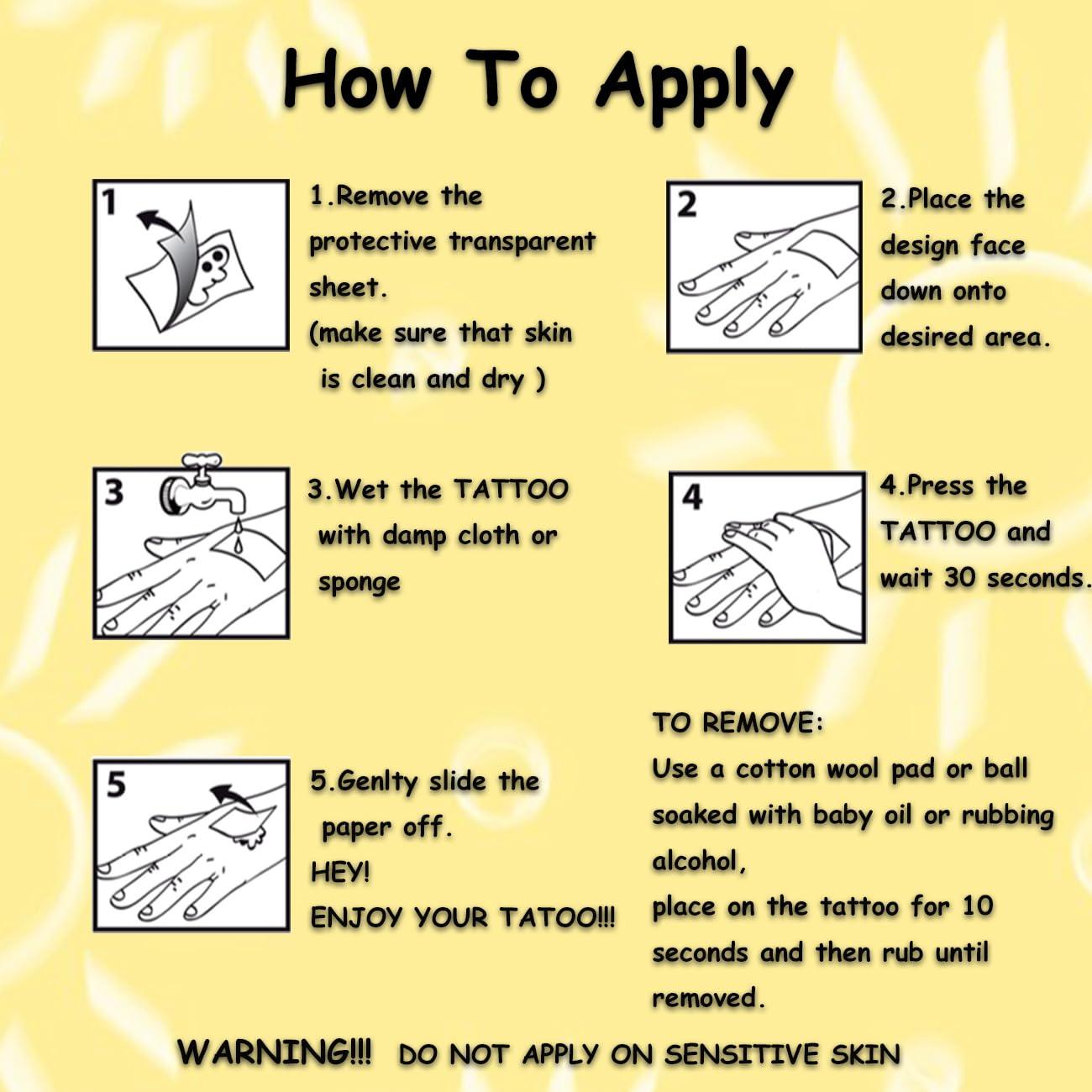 Tatuajes Temporales de Brillo CHARLENT - 74 Hojas para Niños