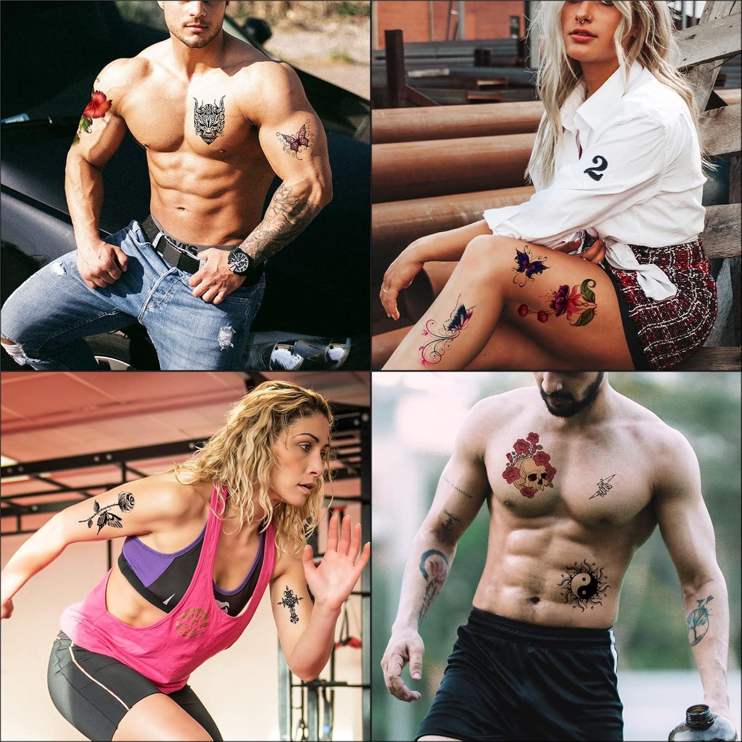 Papel de Tatuaje Temporal Imprimible MECOLOUR 5 Hojas 21.6x27.9 cm