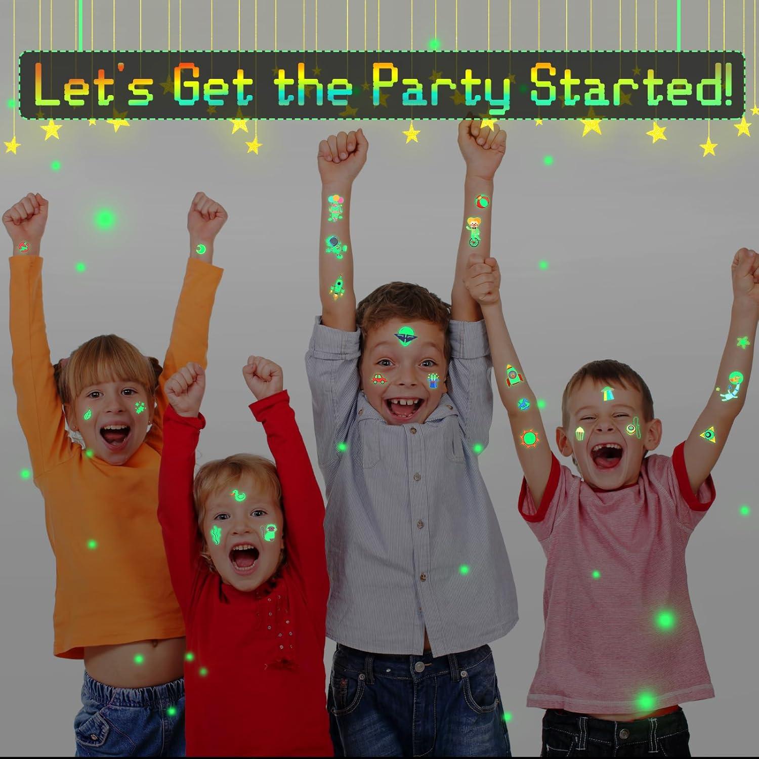 Tatuajes Temporales Brillantes Sinmoe 30 Hojas 400 Piezas