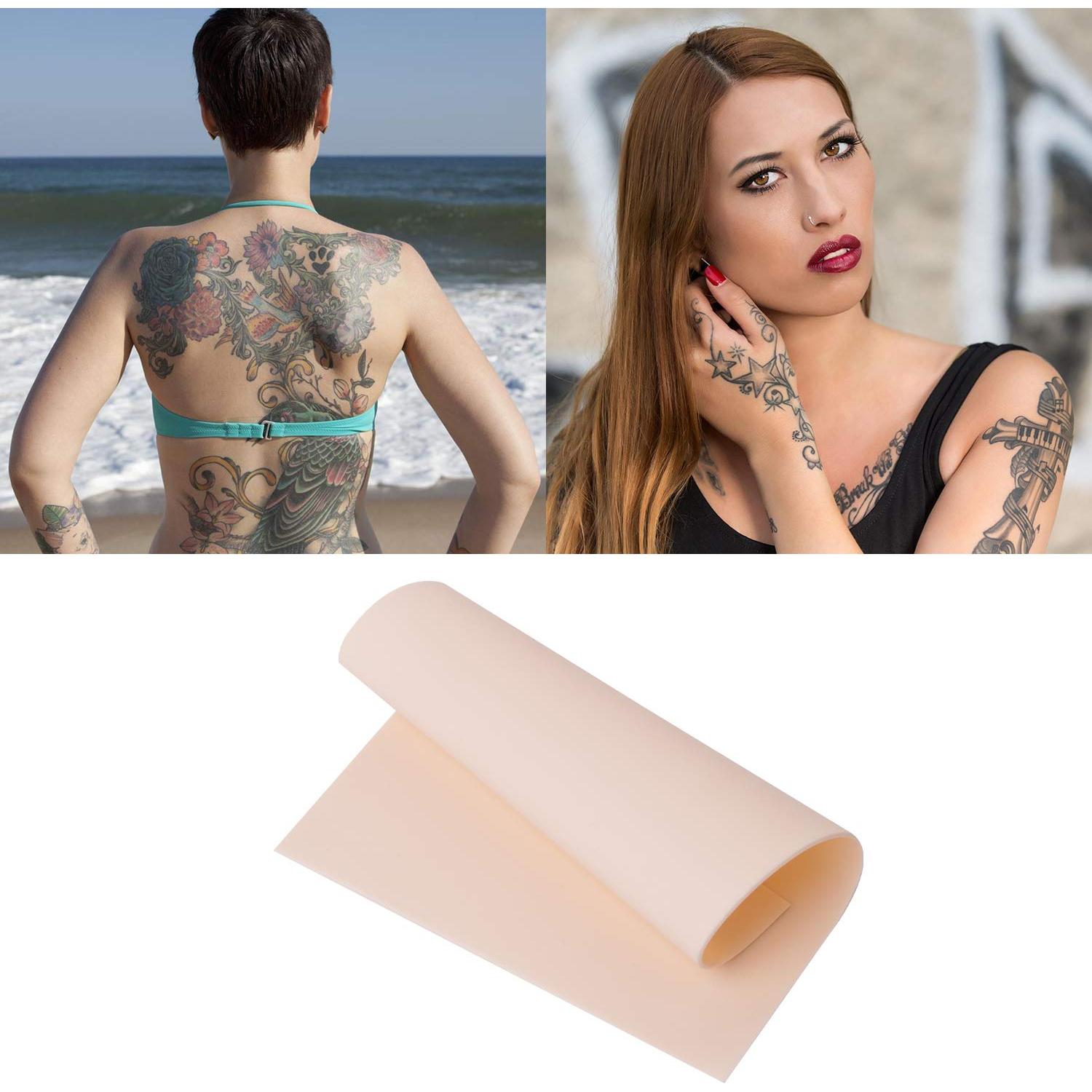 Piel de Tatuaje Gospire 10pcs 20x15cm Doble Cara para Práctica