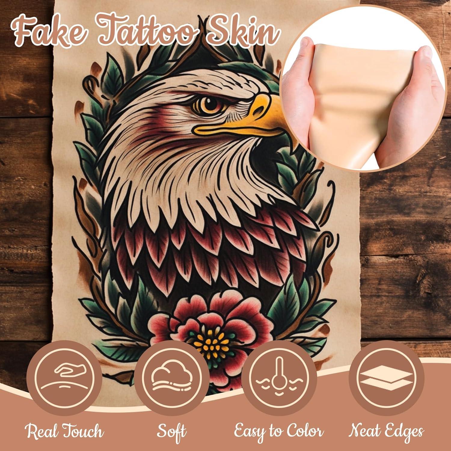 10 Pieles de Práctica para Tatuaje LY-Tattoo 18.8x14.2cm