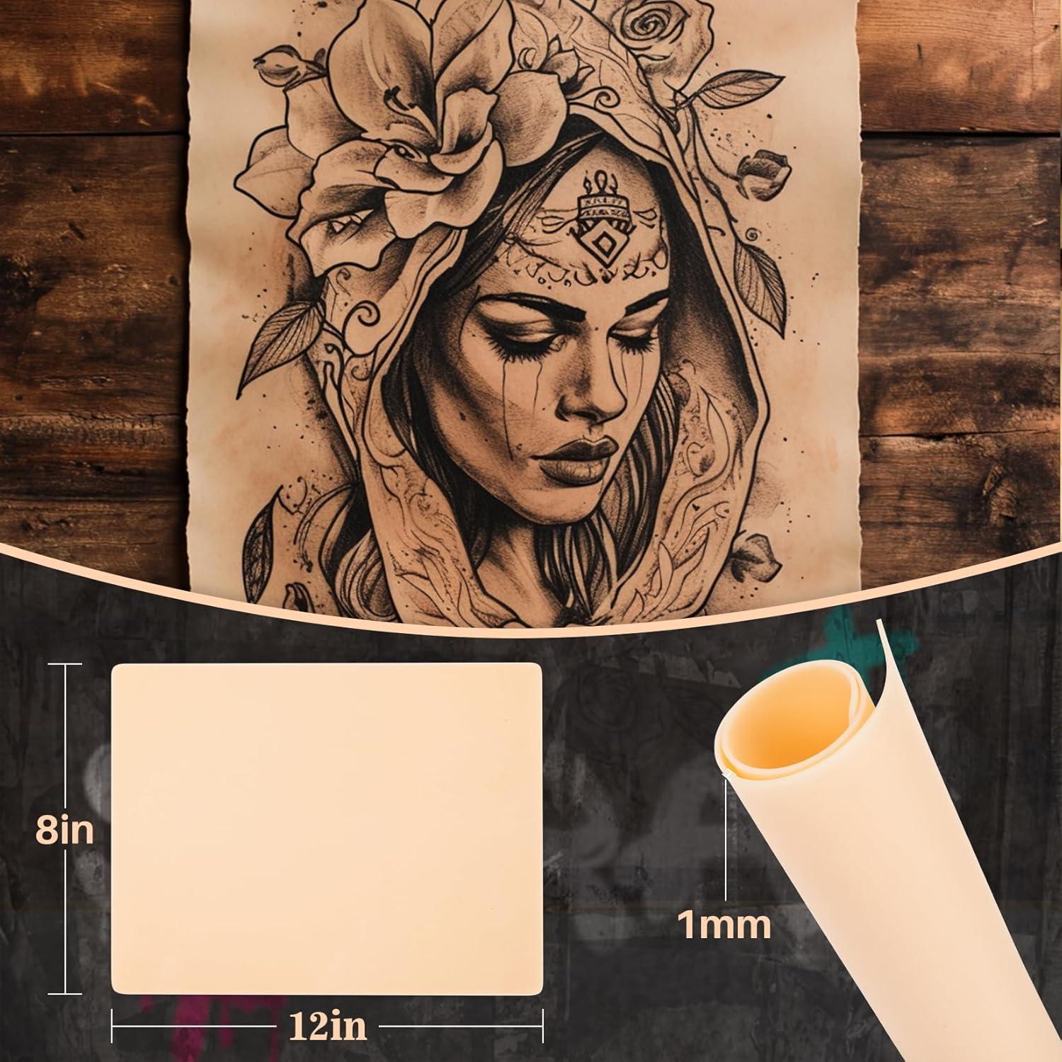 10 Pieles de Práctica para Tatuaje LY-Tattoo 18.8x14.2cm