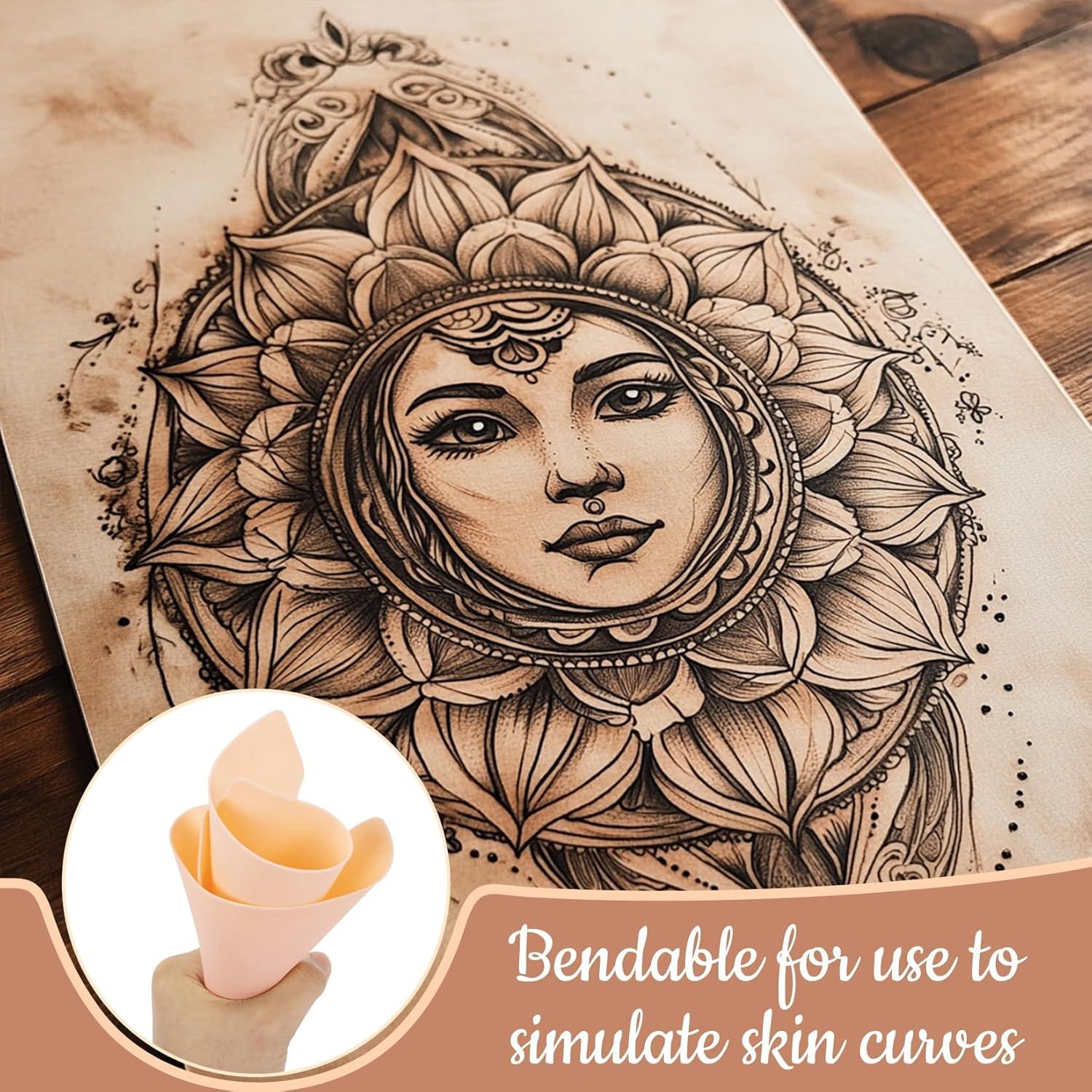 10 Pieles de Práctica para Tatuaje LY-Tattoo 18.8x14.2cm
