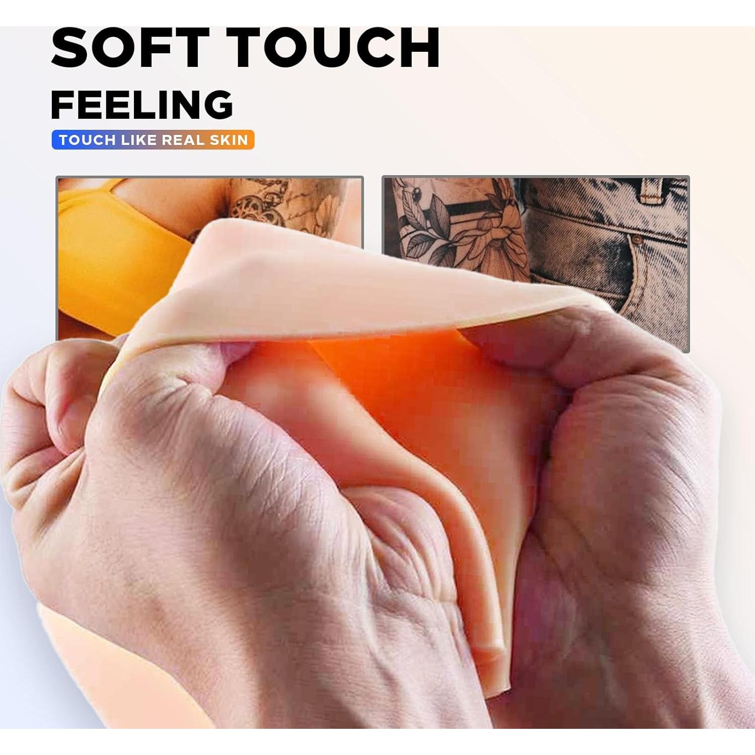 20 Piezas Piel de Práctica de Tatuaje NAQASE 15x20cm Doble Cara