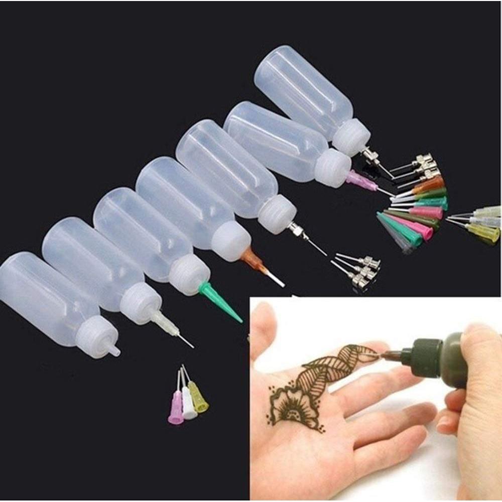 Kit de Tatuaje Temporal de Henna ZEYER 2 Botellas 30ml