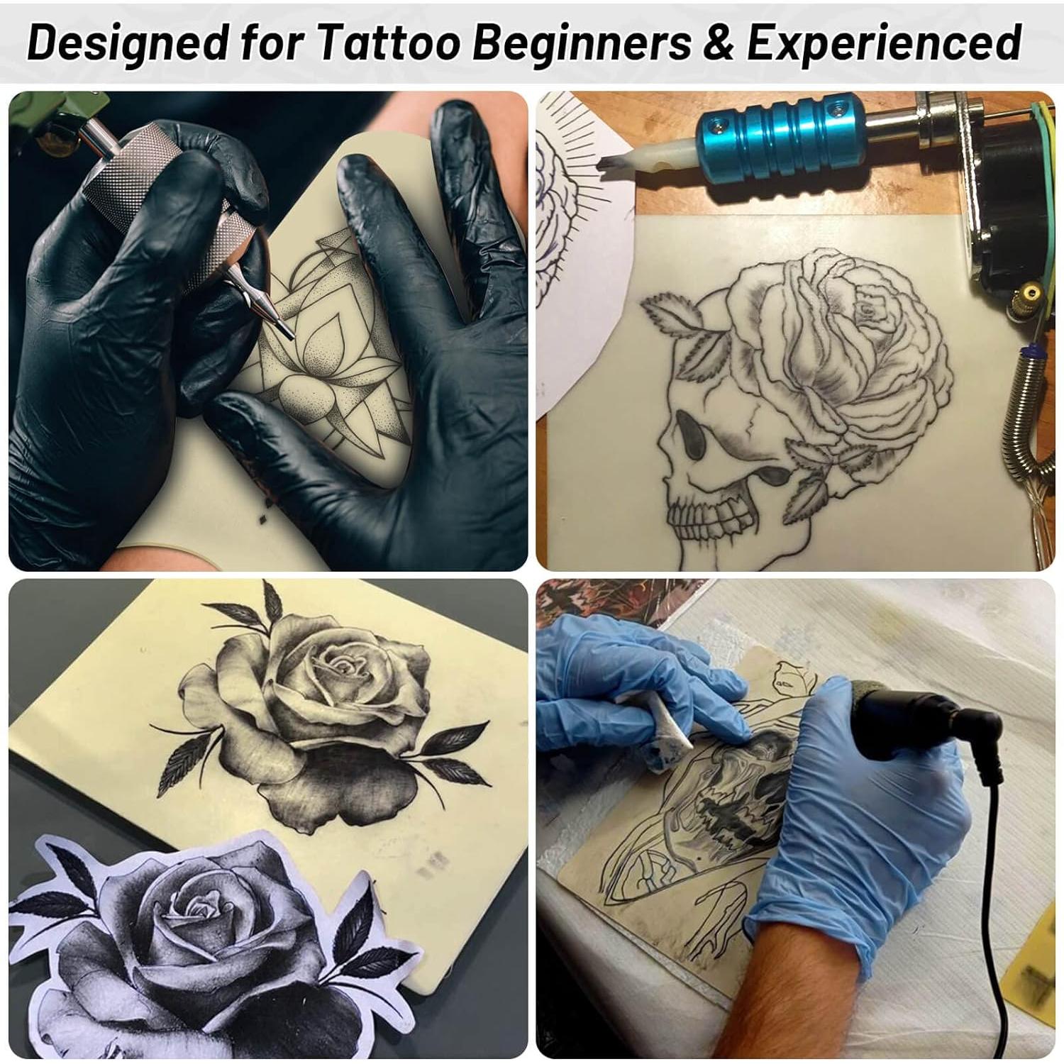 Kit de Práctica de Tatuaje Modacraft 18 Piezas Silicona