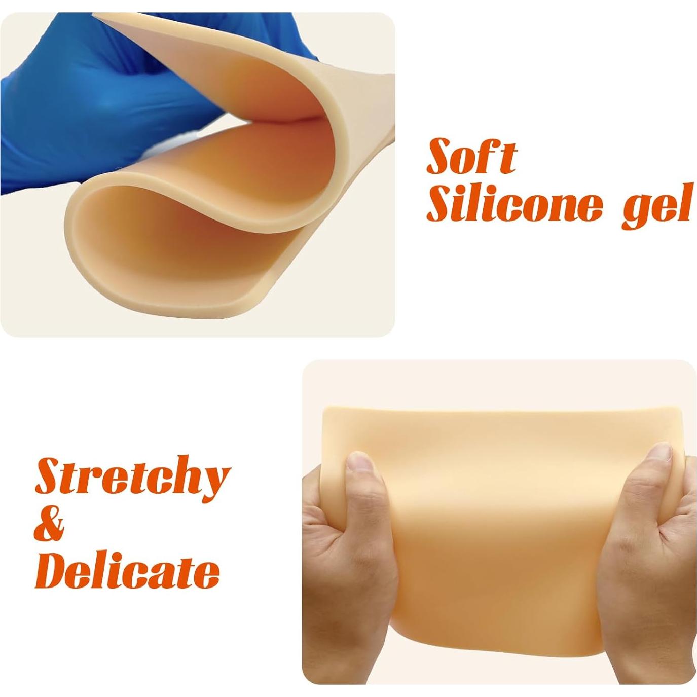 Piel de práctica para tatuajes Soposuky 15 piezas 20x15 cm