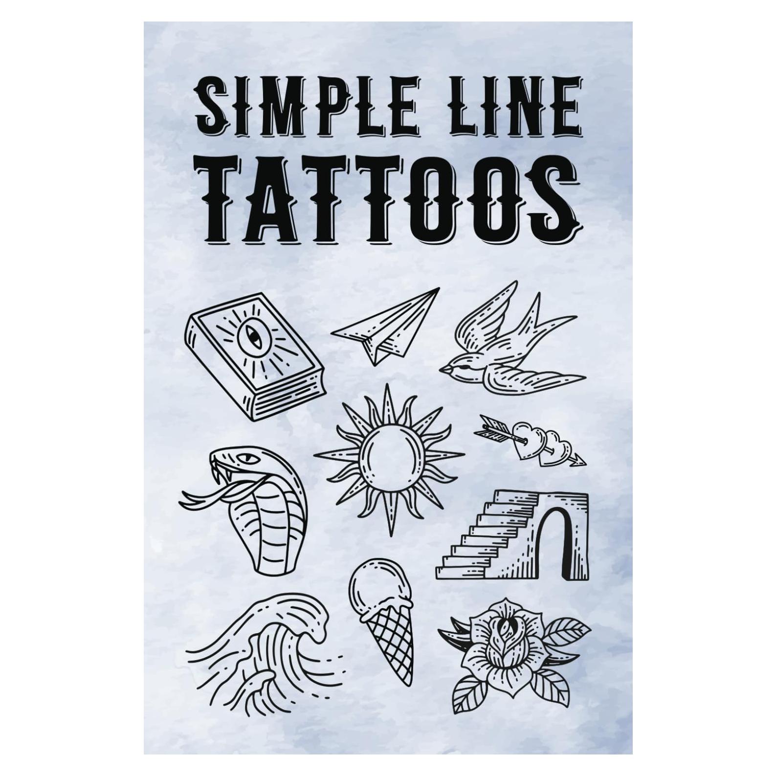 Simple Line Tattoos: 1000+ Tattoo Designs