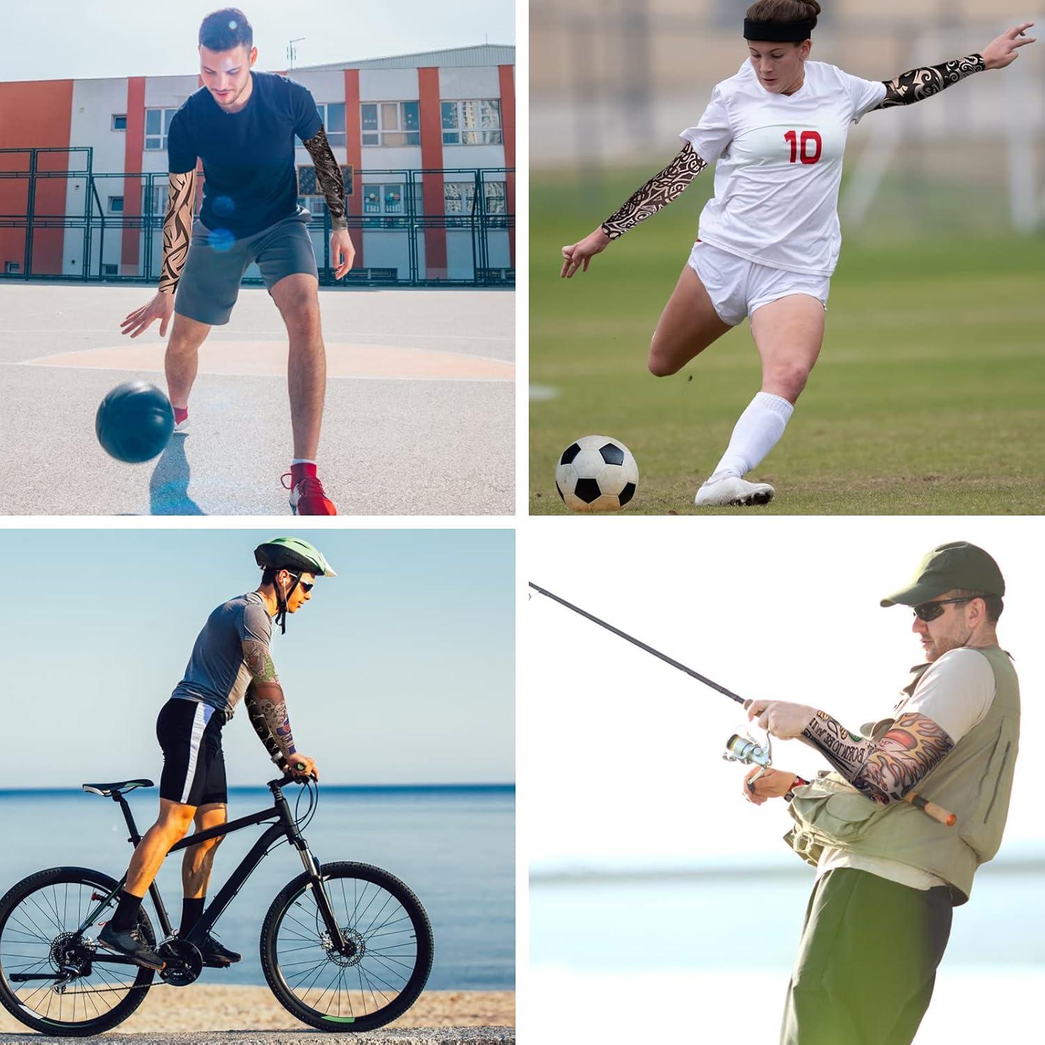 Mangas de Tatuaje Temporales Unisex EZYoutdoor - 10 Diseños UV