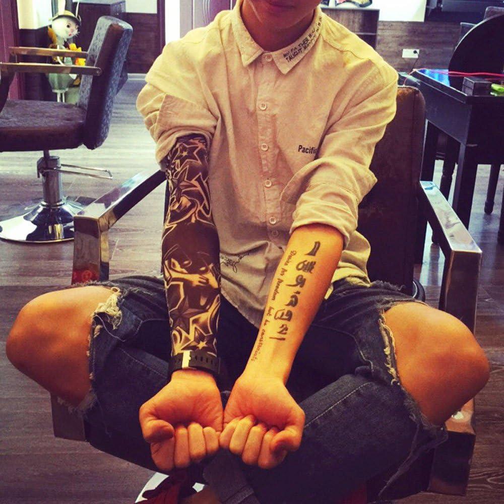 Mangas de Tatuaje Temporales Unisex EZYoutdoor - 10 Diseños UV