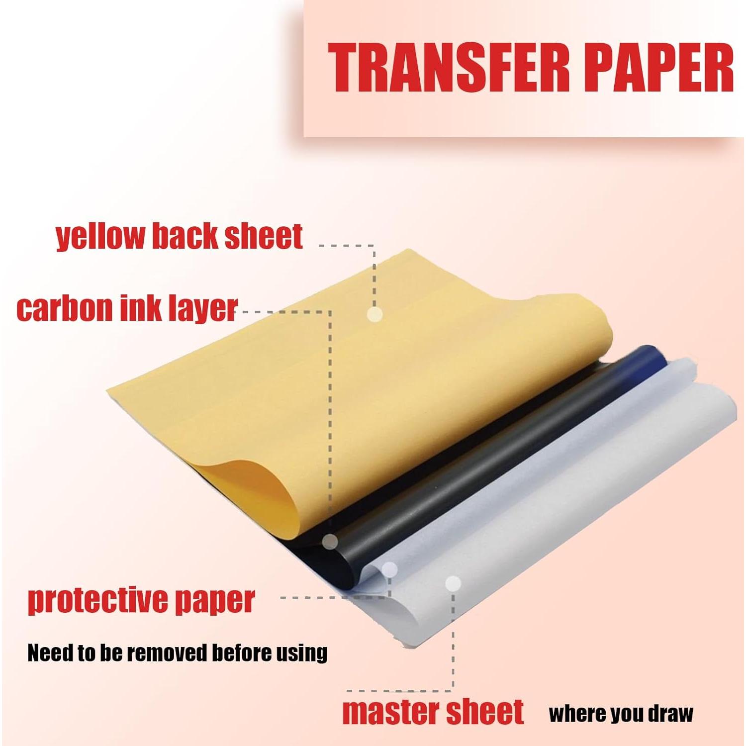 Kit de Práctica para Tatuajes SOTICA - 10 Pieles Falsas y 20 Papeles