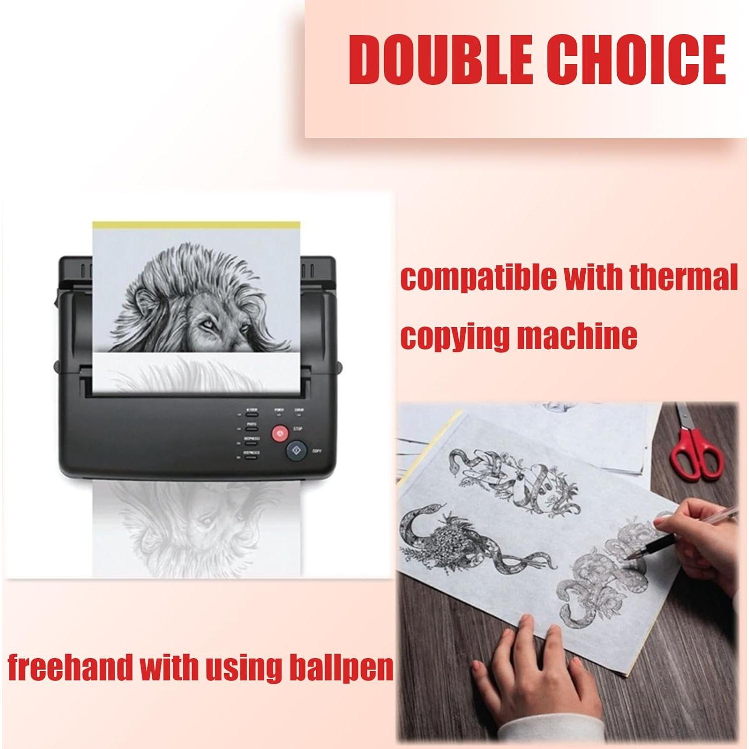 Kit de Práctica para Tatuajes SOTICA - 10 Pieles Falsas y 20 Papeles