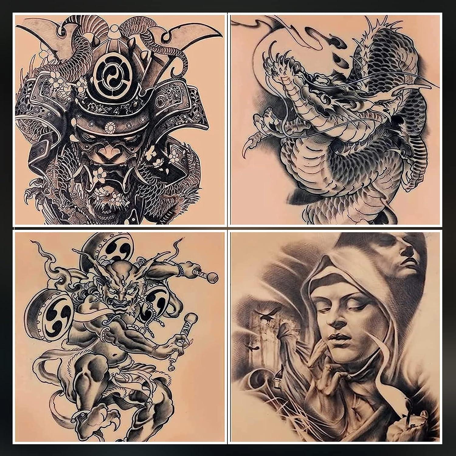 Kit de Práctica para Tatuajes SOTICA - 10 Pieles Falsas y 20 Papeles