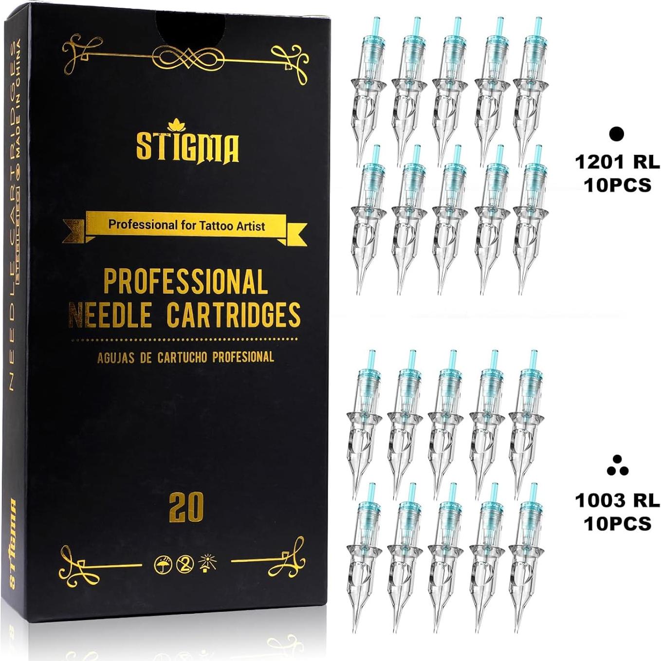Kit de Tatuaje Inalámbrico STIGMA con Pluma y Batería 1400 mAh