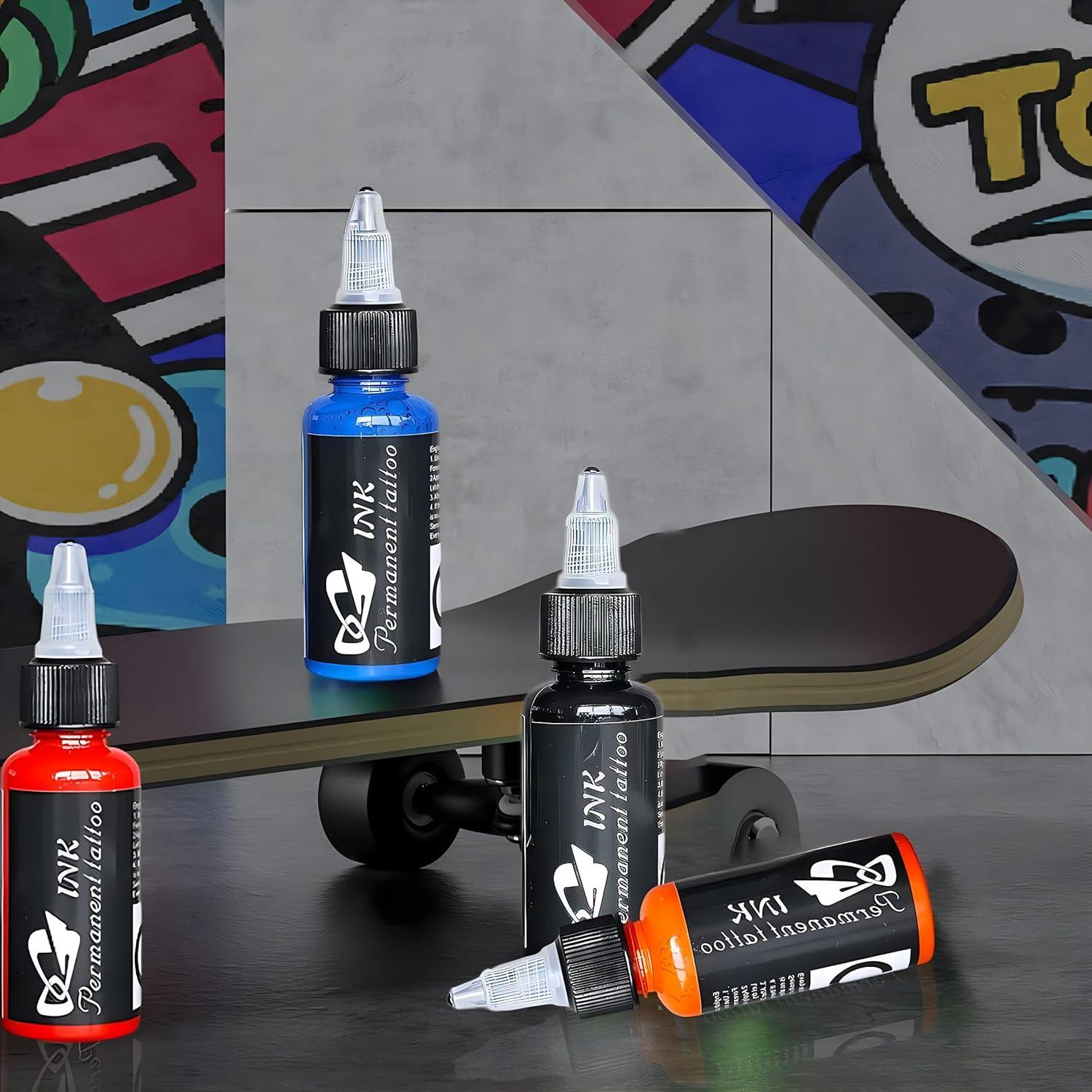Set de Tinta de Tatuaje 14 Colores BAODELI 30ml cada uno