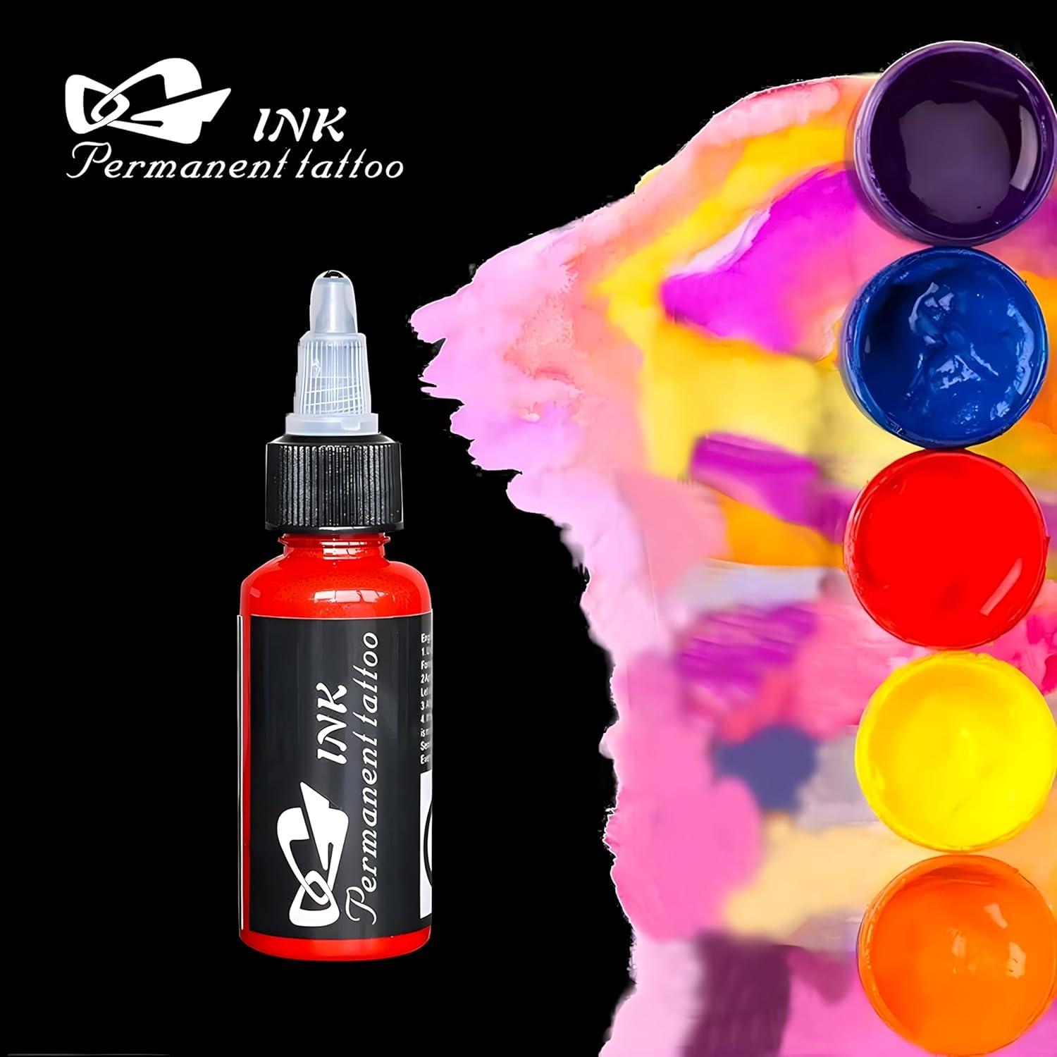 Set de Tinta de Tatuaje 14 Colores BAODELI 30ml cada uno