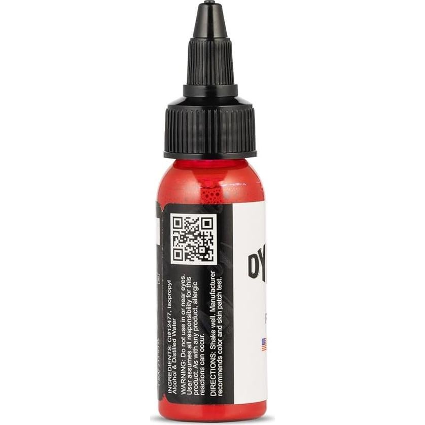 Tinta para Tatuajes Dynamic Color Co Rojo Fuego 30ml Vegana