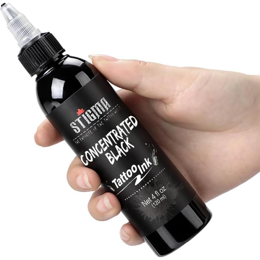 Tinta para Tatuajes STIGMA Negra 120ml Lining Profesional