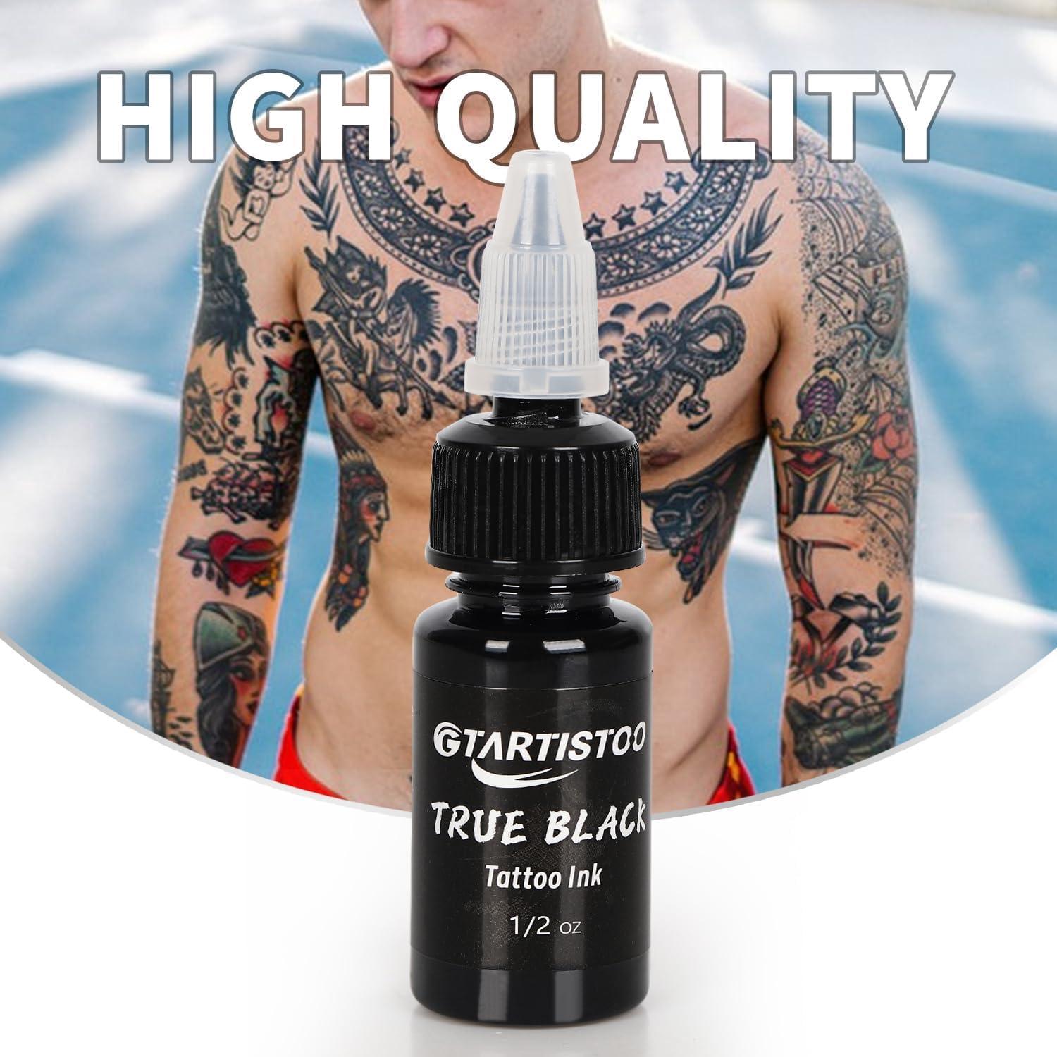 Juego de Tinta para Tatuajes Profesional GTARTISTOO 14 Colores 15ml